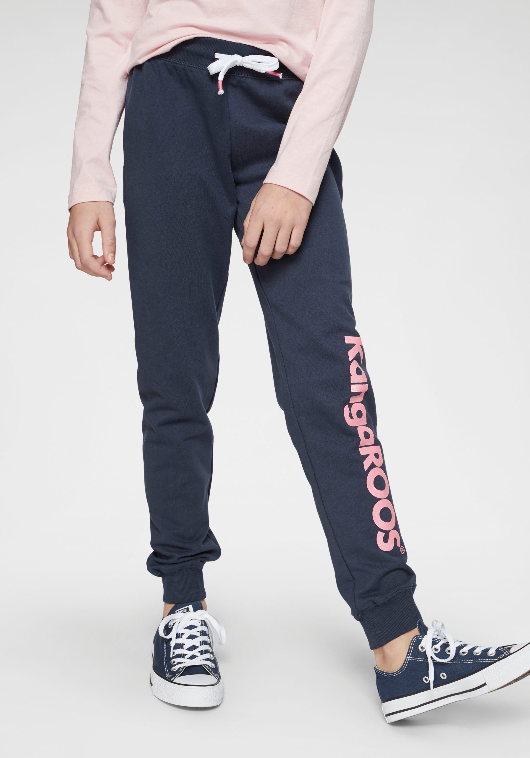 Kangaroos Sweatpants with Glitter Print