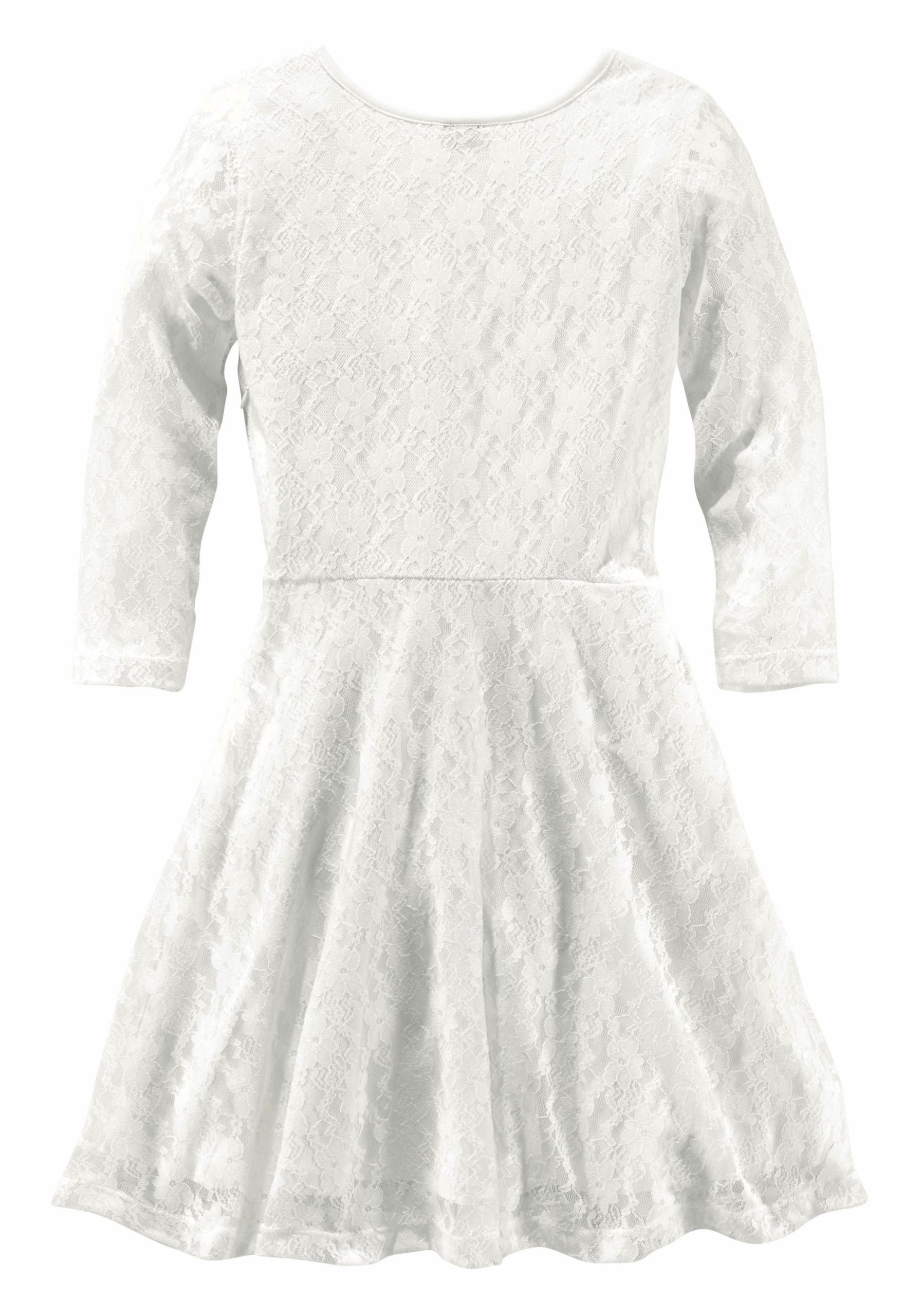 KIDSWORLD Jerseykleid - Spitzenkleid festliche Anlässe