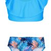 Aquarti Girls' Bikini Set - Mermaid or Stripe Design