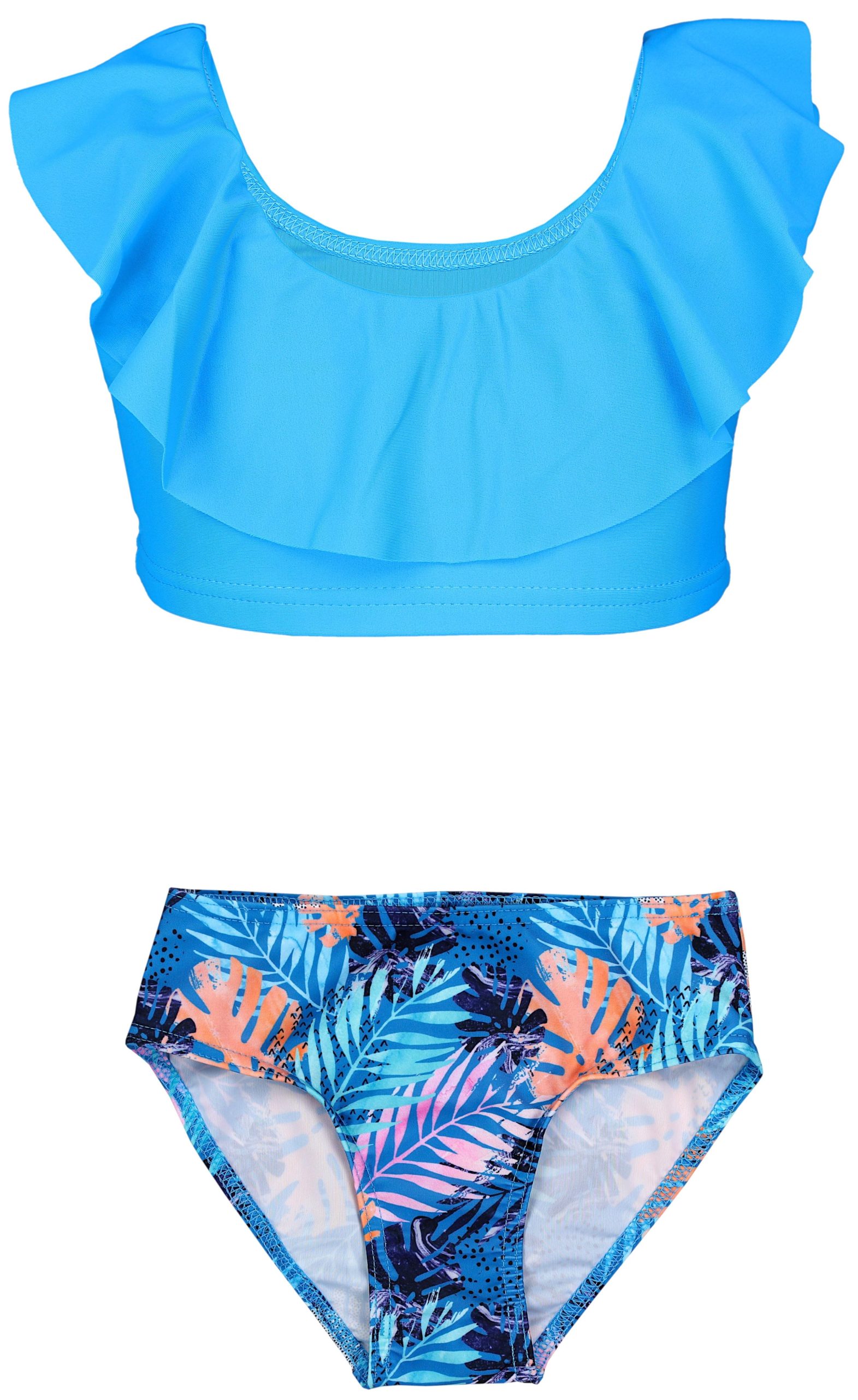 Aquarti Girls' Bikini Set - Mermaid or Stripe Design