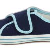 Beck Leinenschuh Basic Blau: Lightweight Cotton Slippers for Kids