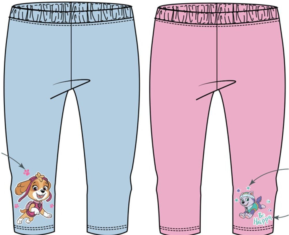 PAW Patrol Capri Hoses 2-Pack - Girls' Capri Leggings - Sizes 98-128cm