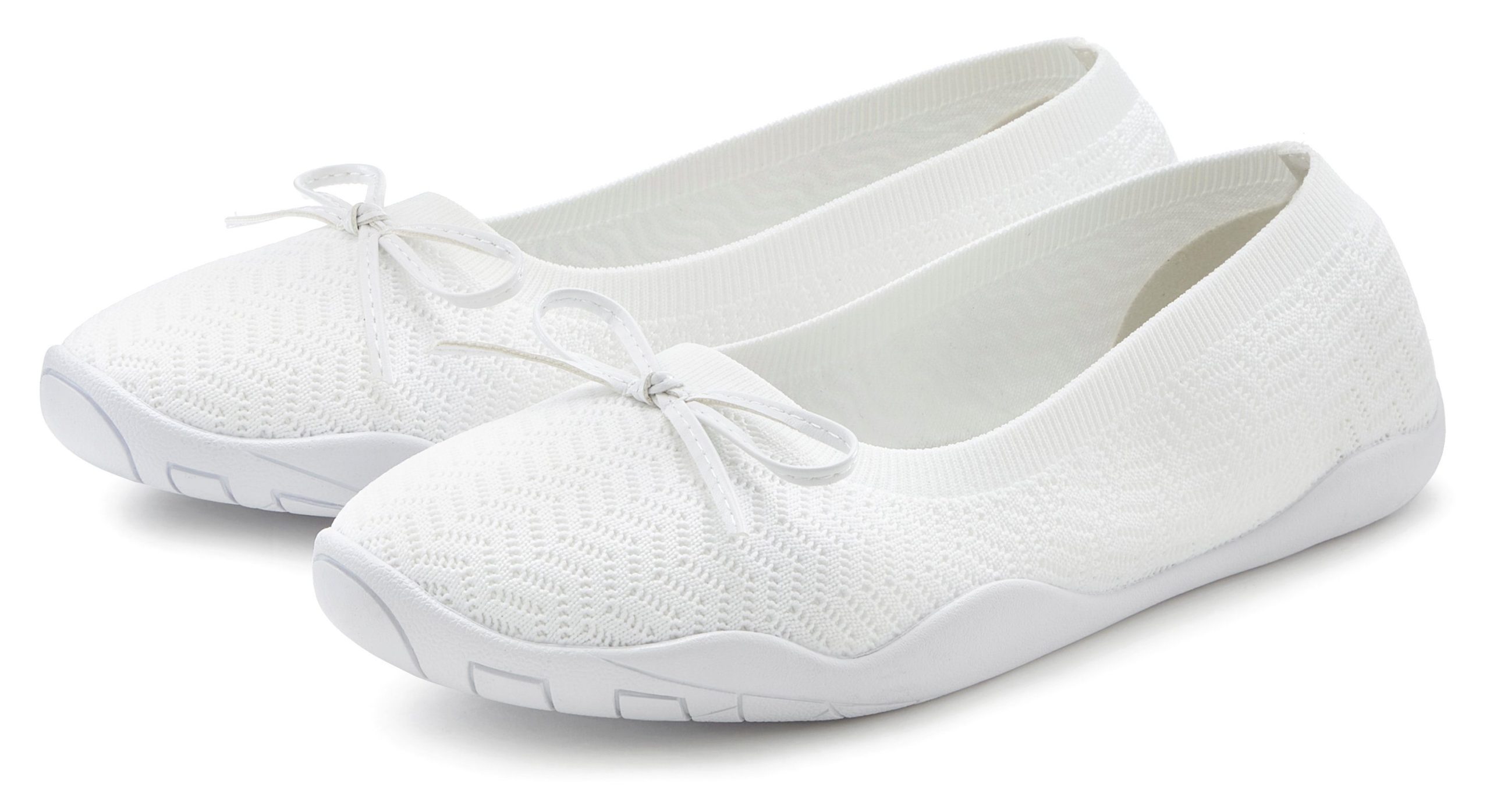LASCANA Sneaker Ballerinas Sl slipper, Halbschuh, Slip-On-Sneaker ulralleicht VEGAN
