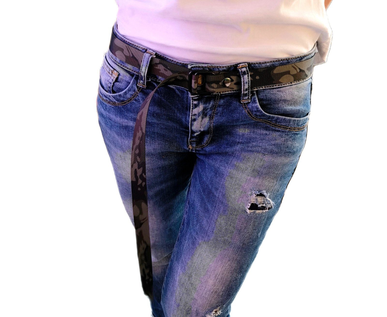 PaulZdrada Fabric Belt - Sport/Jeans/Premium Unisex - Modern Hanger Style