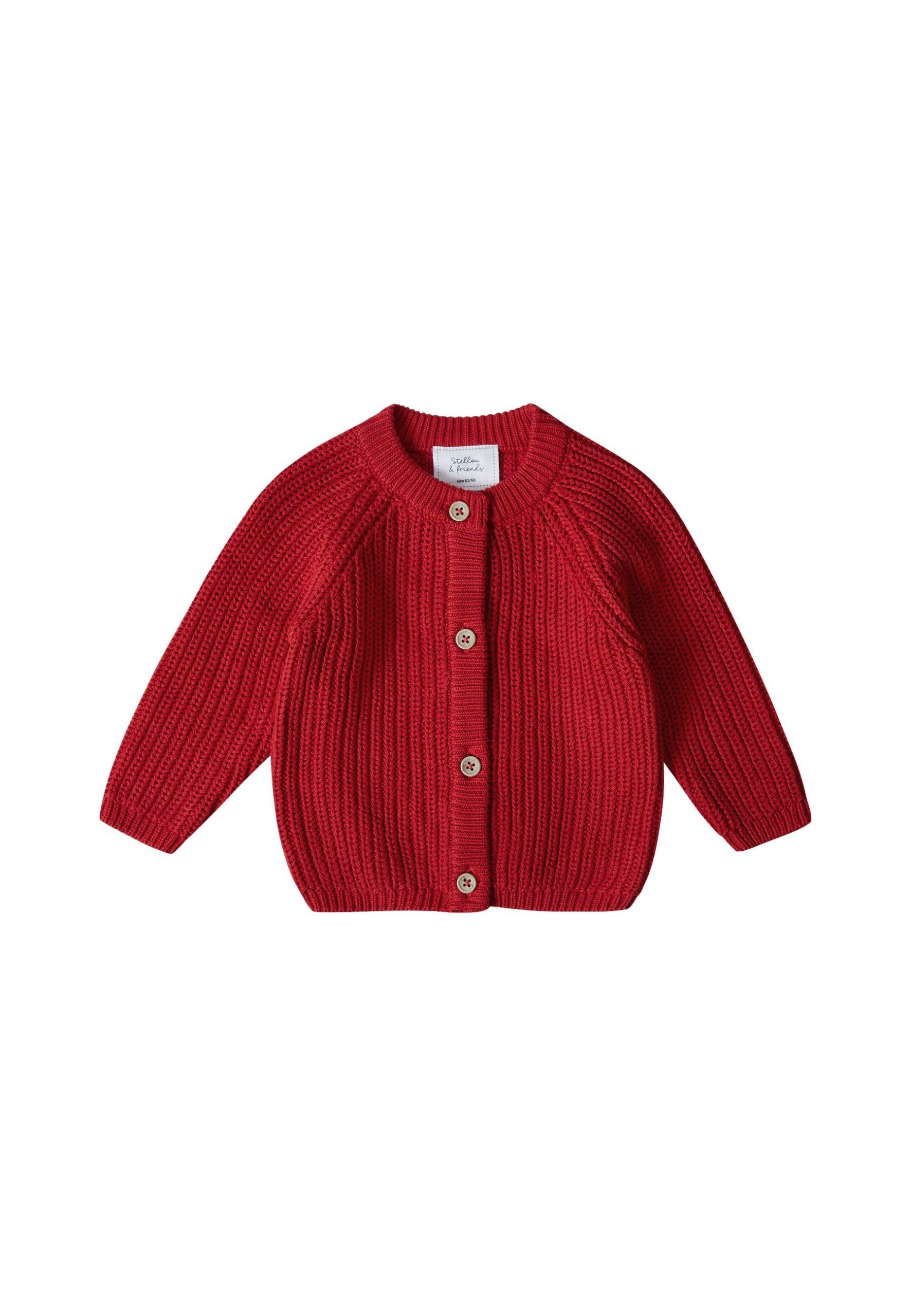 Stellou & Friends: Premium Cotton Cardigan - Natural Style for Little Ones