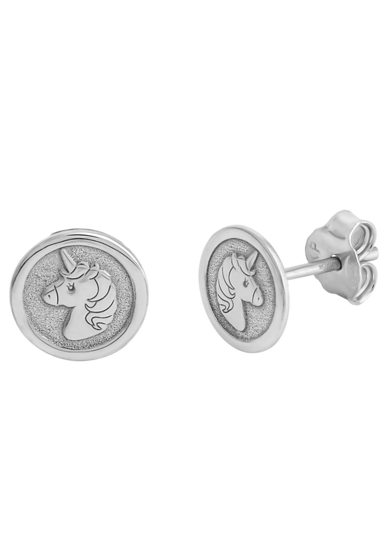Firetti Paar OhrstecKer Schmuck Geschenk Silber 925 Ohrschmuck Einhorn