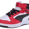 PUMA Rebound V6 Mid AC+ PS Kids' Retro Basketball Sneakers