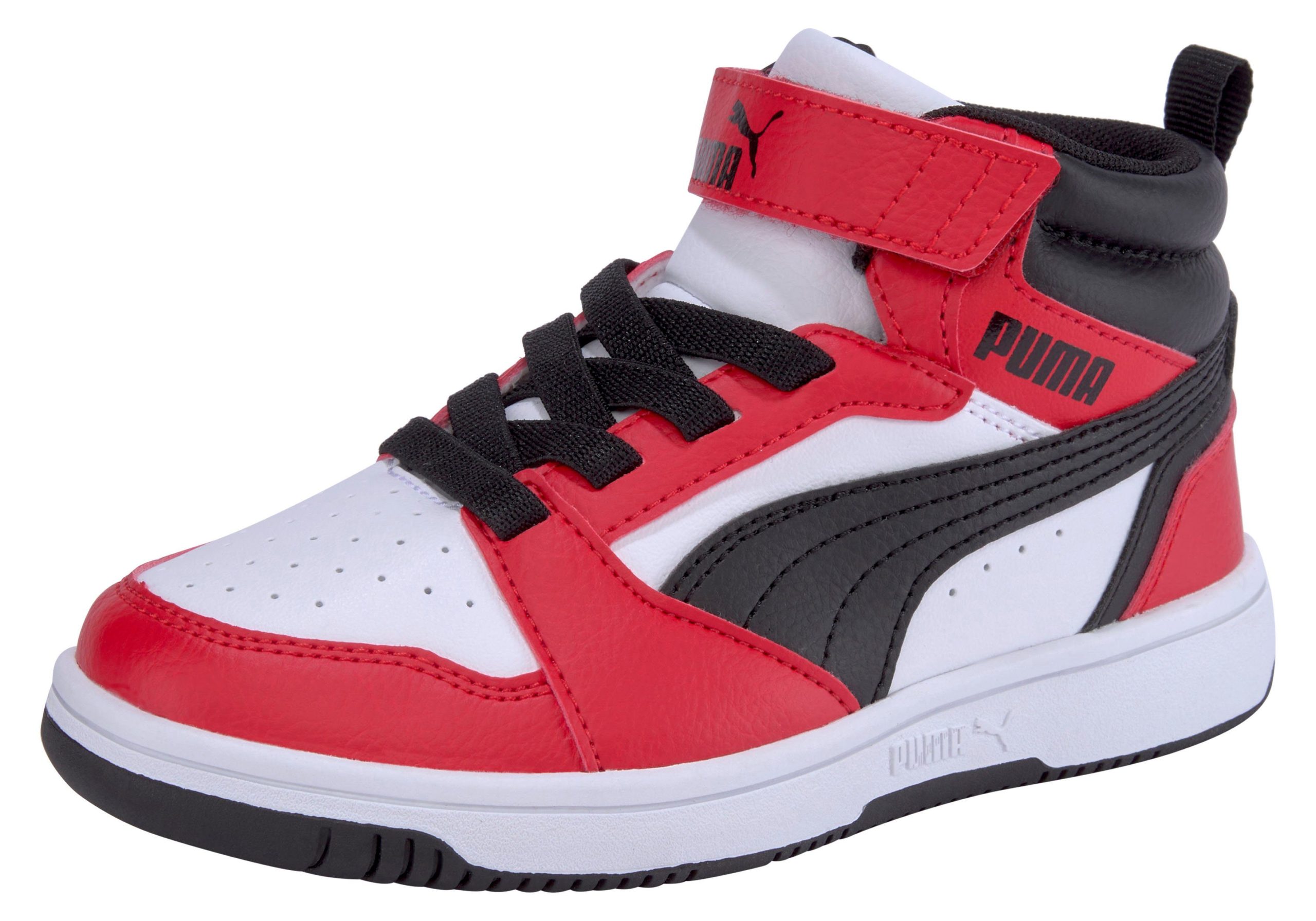 PUMA Rebound V6 Mid AC+ PS Kids' Retro Basketball Sneakers