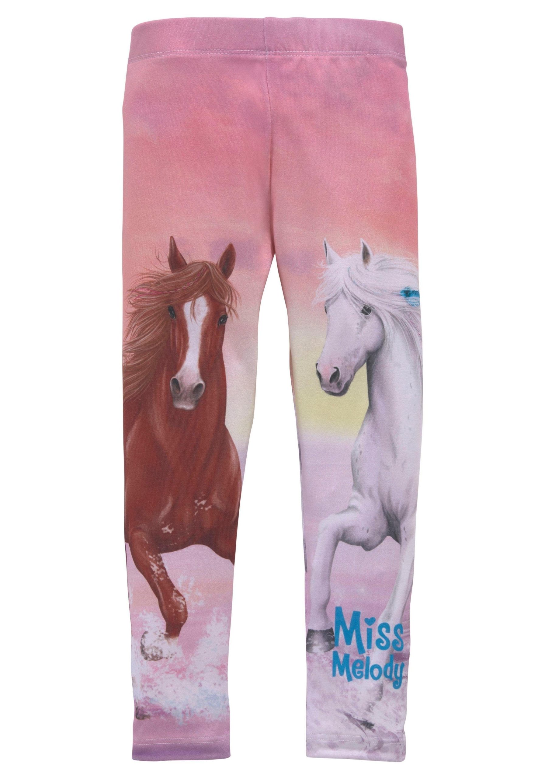 Miss Melody Leggings mit schömem Pferdemotiv