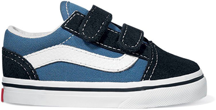 Vans Old Skool Kids' Sneakers with Hook & Loop Closure - Classic Style