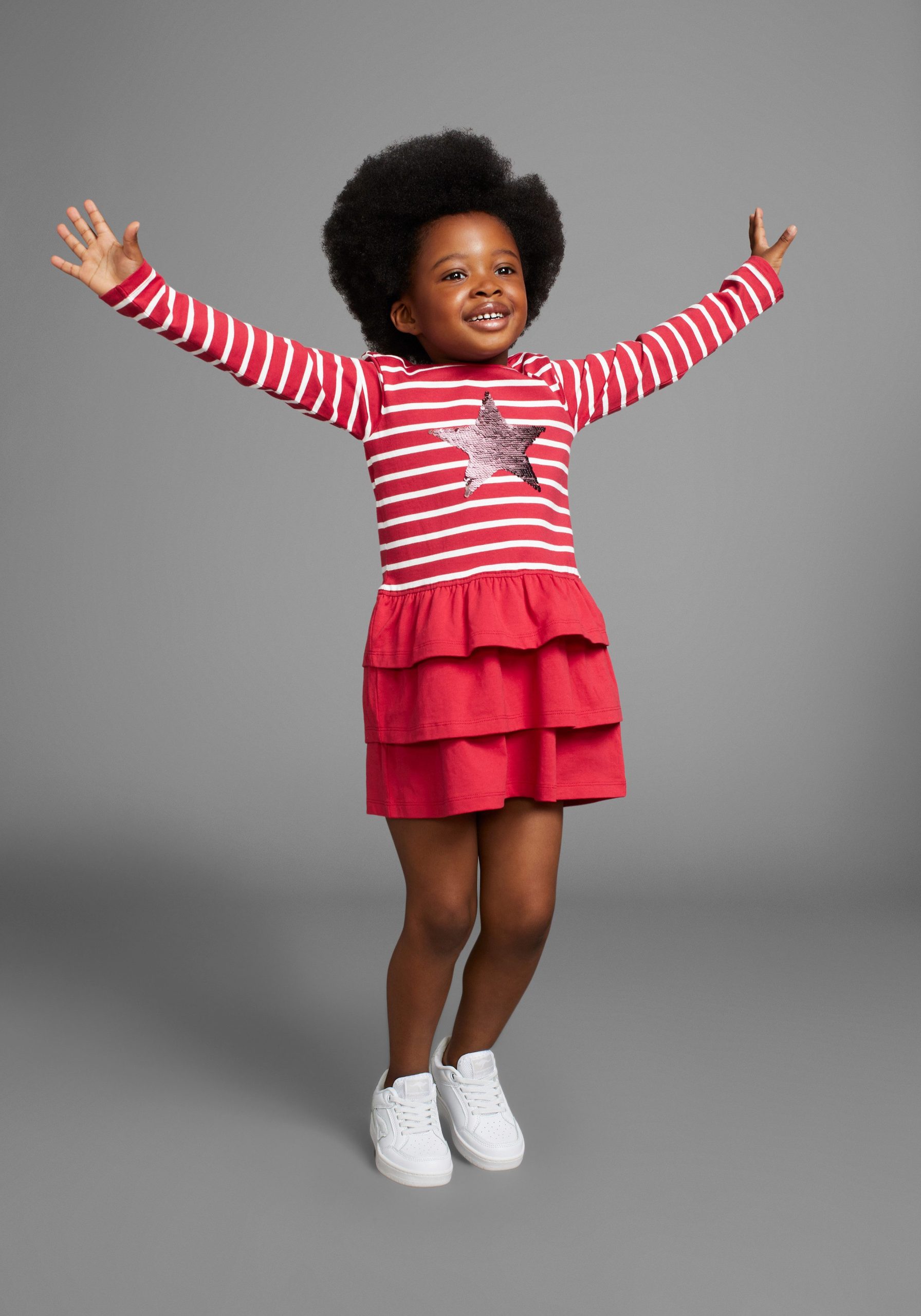 KIDSWORLD Jersey Dress for Little Girls