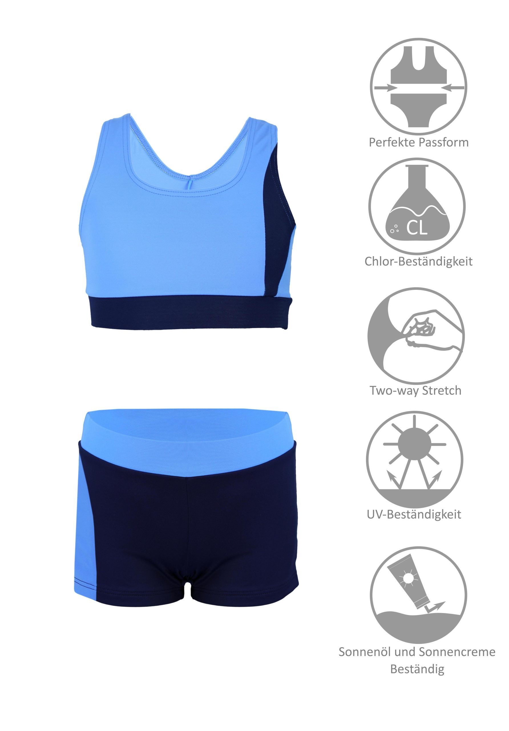 Aquarti Girls' Sports Bikini - Racerback Design & Performance Aquarti Girls' Sports Bikini - Racerback Design & Performance