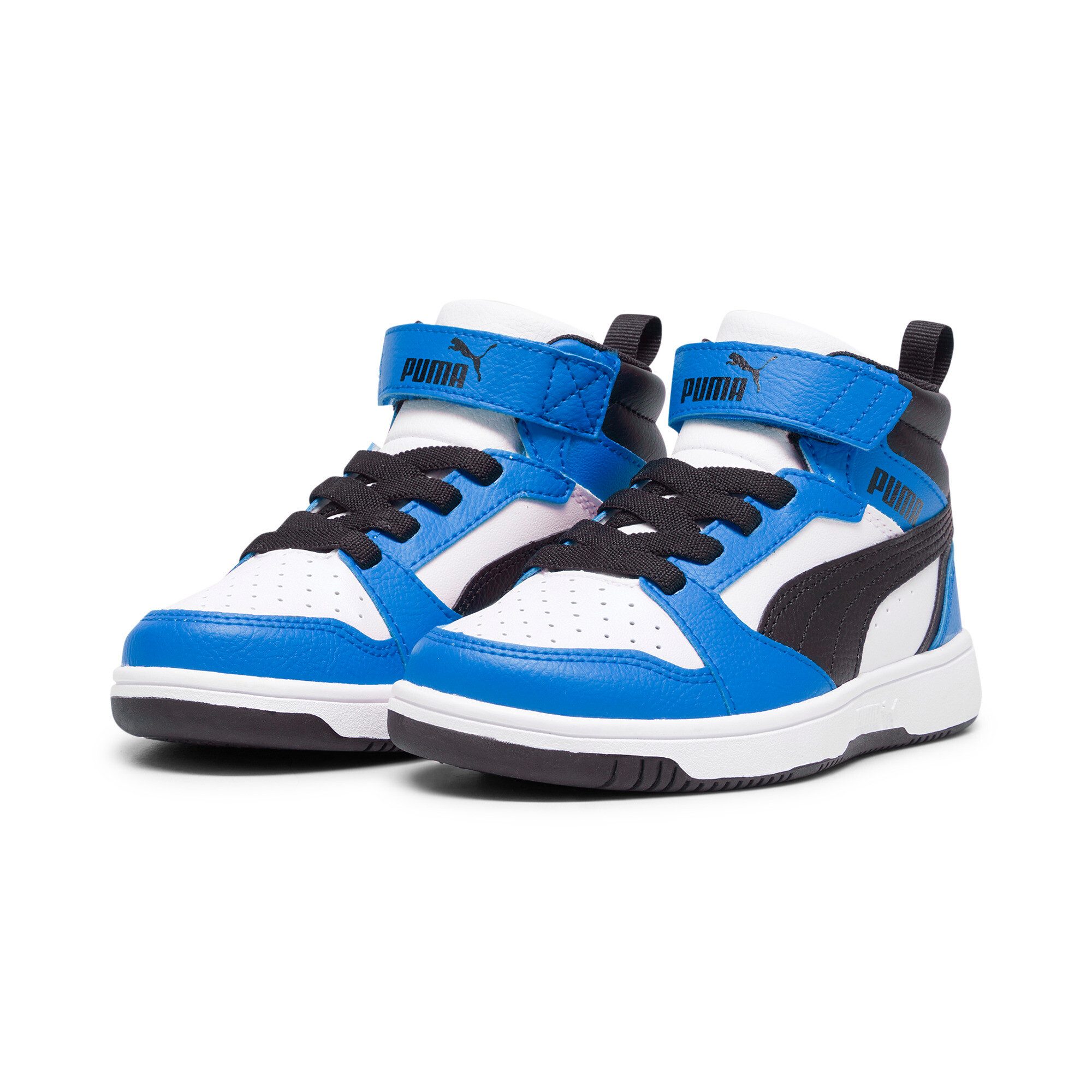 PUMA Rebound V6 Mid AC+ PS Kids' Retro Basketball Sneakers