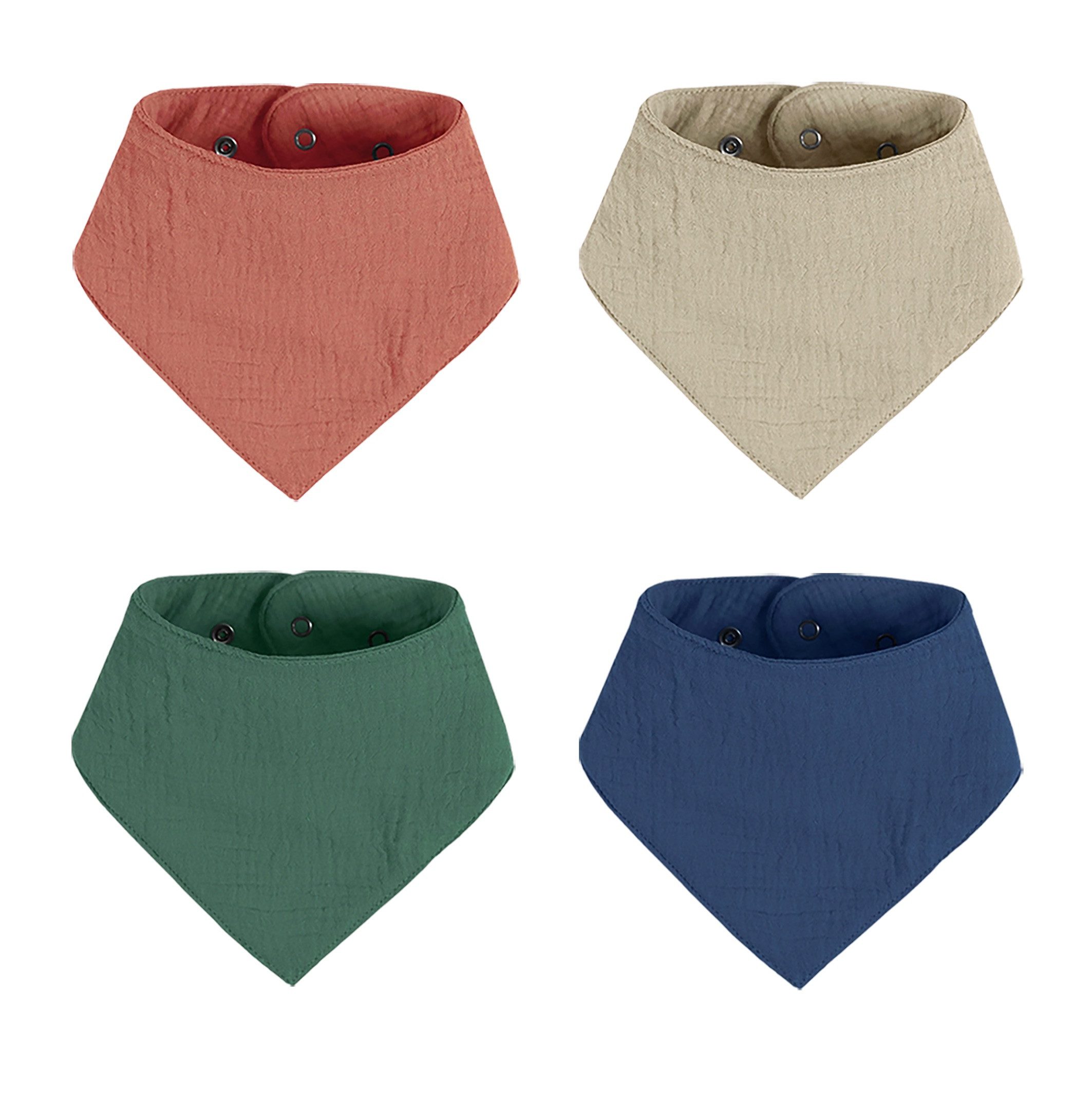 Artee Little Dutch Muslin Bib Set | Soft Organic Cotton Baby Bibs 0-18 Months