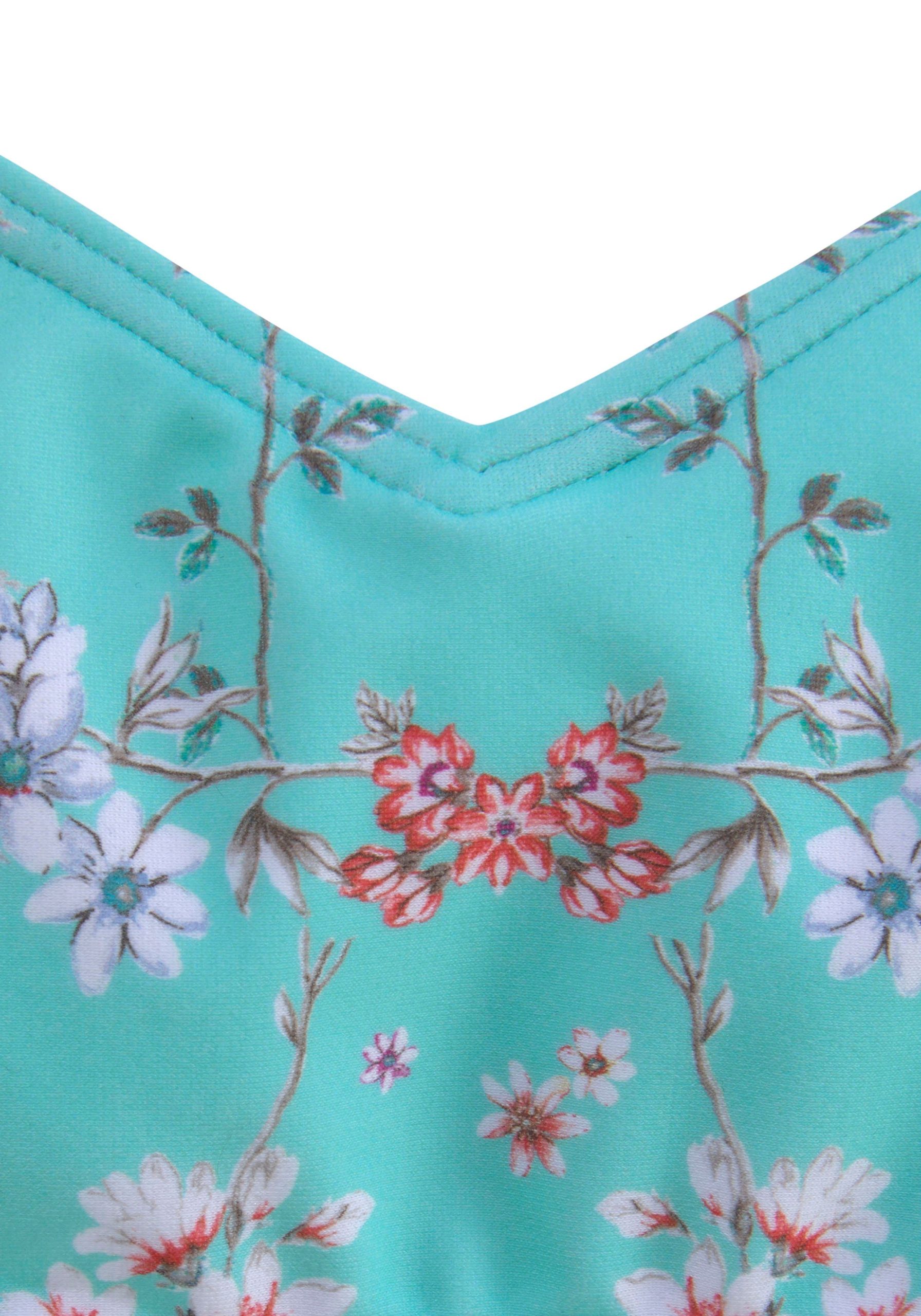 Sunseeker Ditsy Kids Bustier Bikini - Floral Print - Girls Swimwear Sunseeker Ditsy Kids Bustier Bikini - Floral Print - Girls Swimwear