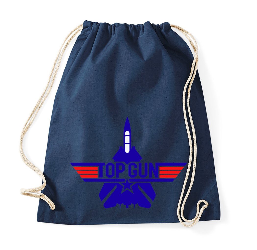 Top Gun F-14 Tomcat Drawstring Bag - 80s 90s Maverick - Blonnie & Brownie