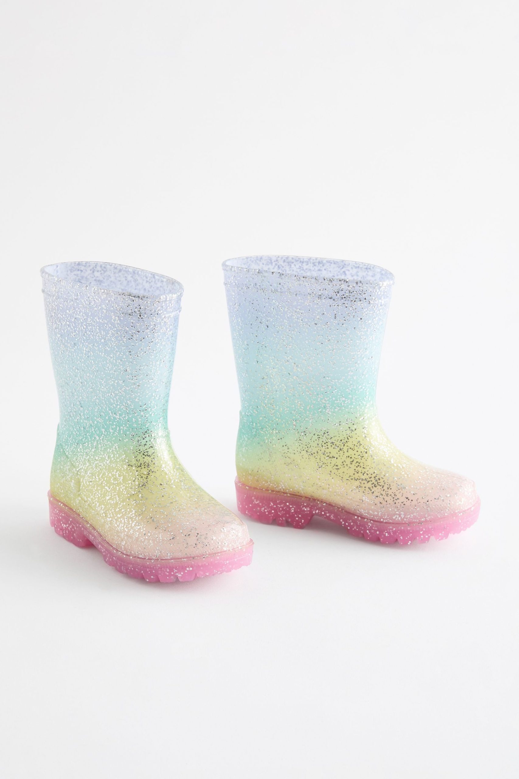 Next Glitzer Rain Boots - Pink Women's Rainwear - Stylish & Durable Next Glitzer Rain Boots - Pink Women's Rainwear - Stylish & Durable