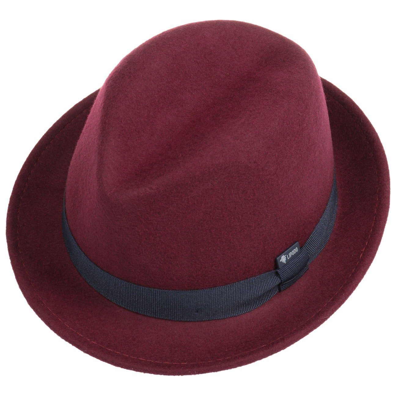 Lipodo Children's Wool Felt Trilby Hat - Italian Style & Quality