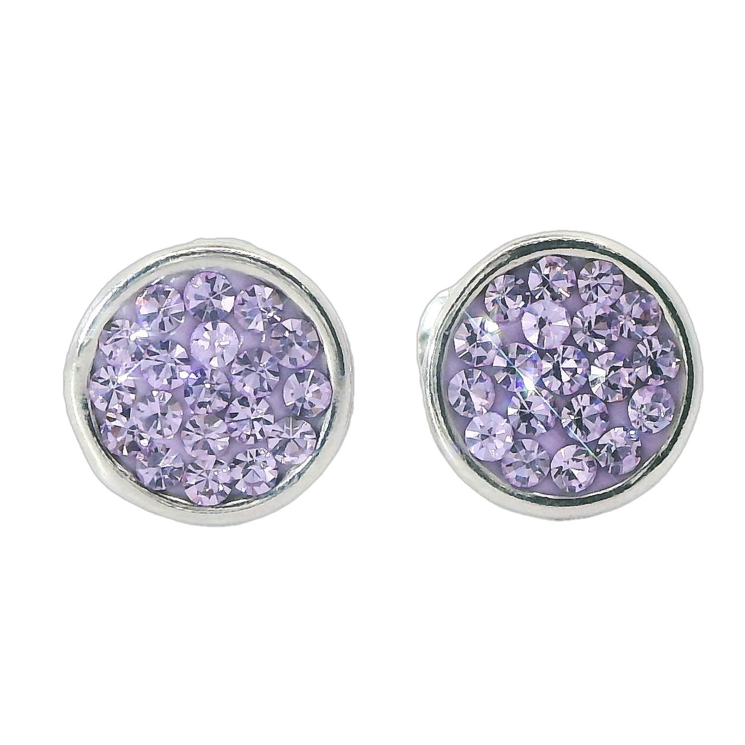 Impala Jessica Crystal Accent 925 Sterling Silver Earrings