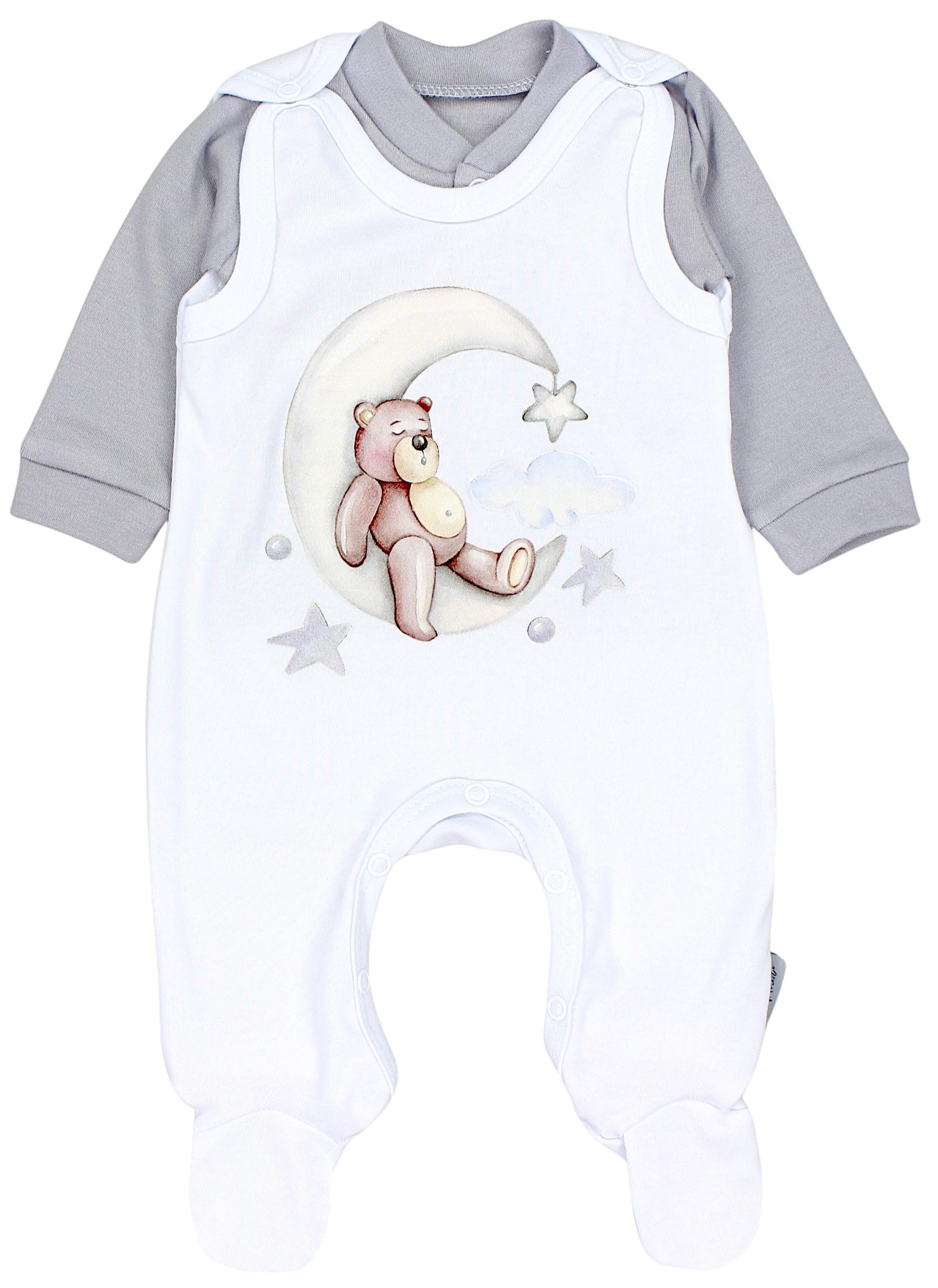 TupTam Baby Romper Set - Organic Cotton Animal Print & 'I Love Mum' - Girl & Boy