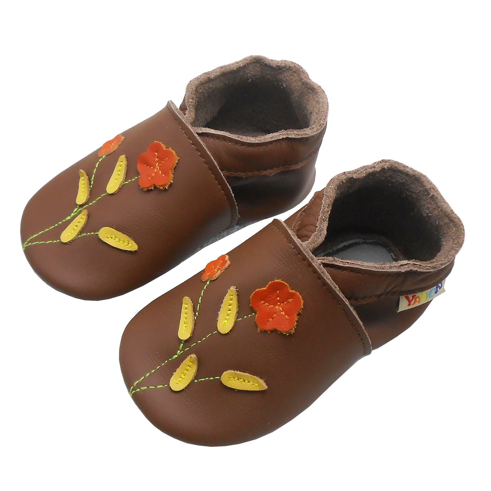 Yalion® Genuine Leather Walking Shoes - Soft Moccasins for Toddlers