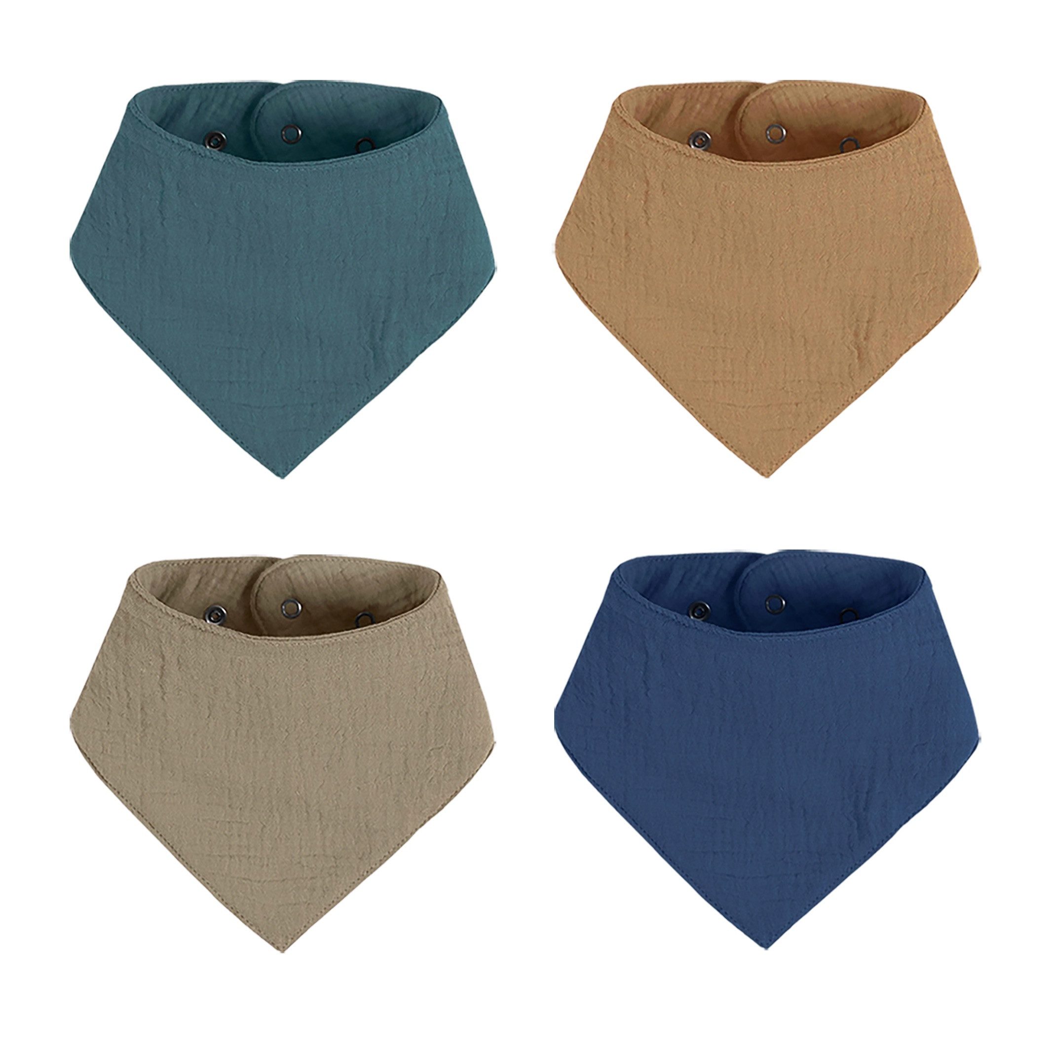 Artee Little Dutch Muslin Bib Set | Soft Organic Cotton Baby Bibs 0-18 Months