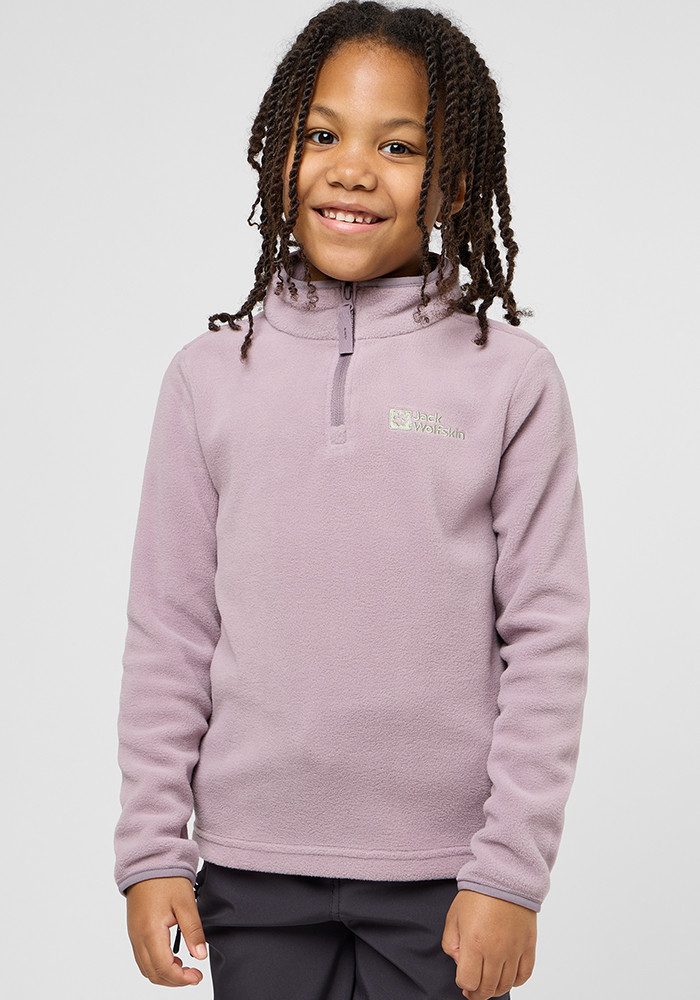 Jack Wolfskin TAUNUS HALFZIP K Fleece Pullover for Kids - Warm & Breathable