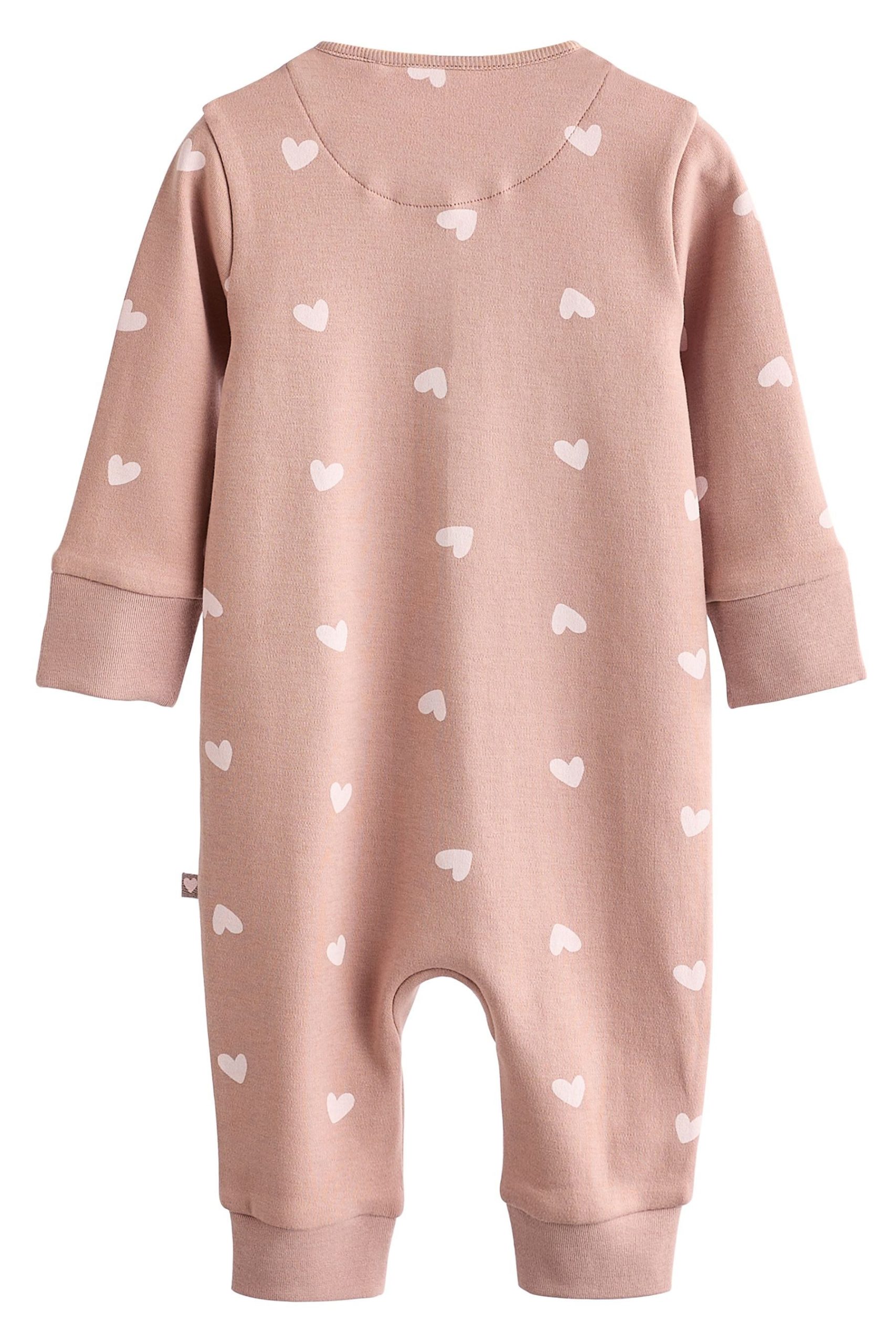 Next Baby Sleepsuits 4-Pack - 2-Way Zipper - Soft Cotton