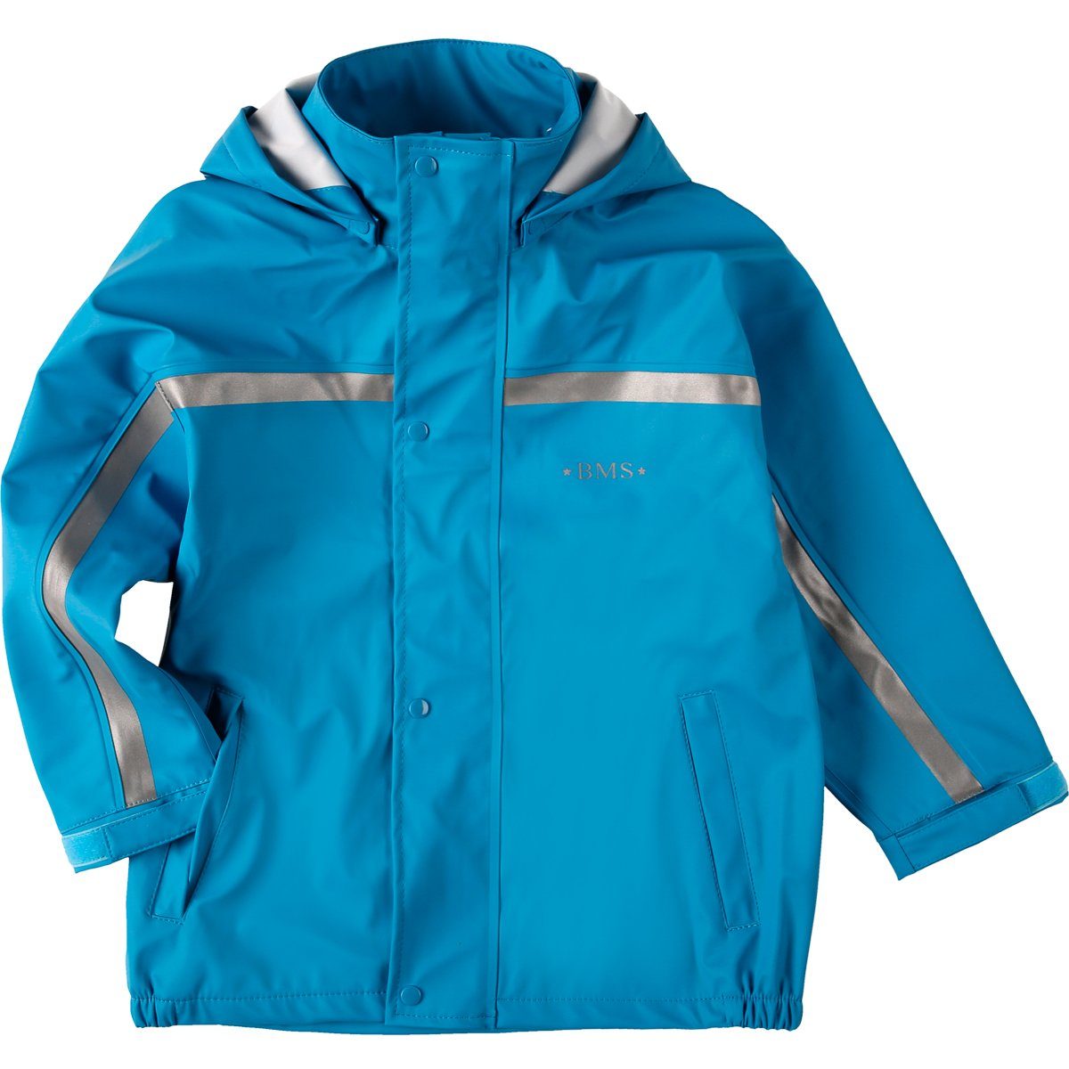 BMS Regen- und Matschjacke - BMS Regenjacke für Kinder 100% wasserdicht mit Kapuze
