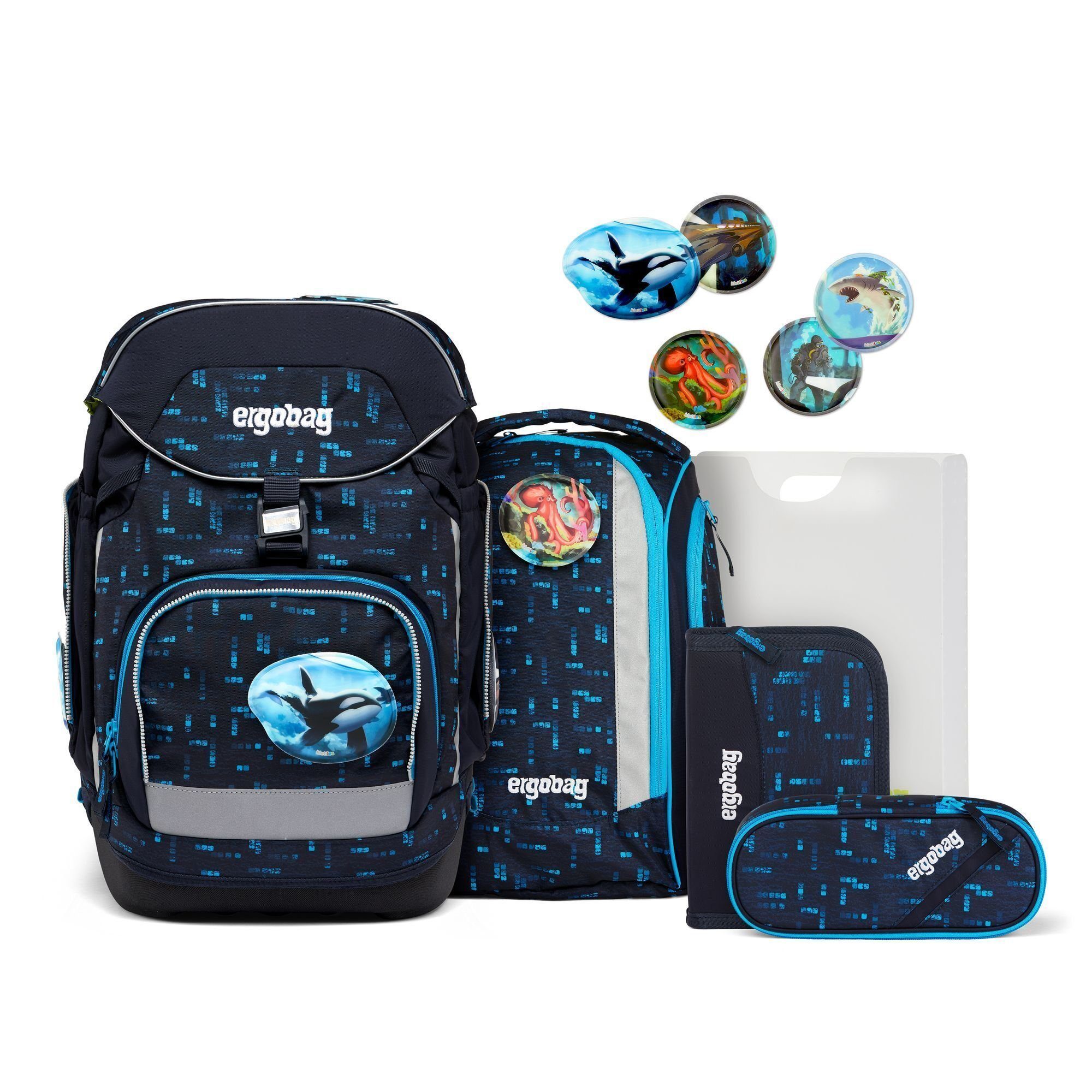 Ergobag Pack School Backpack Set - StarlightBear/DomstürmBear - 6 Piece Set Ergobag Pack School Backpack Set - StarlightBear/DomstürmBear - 6 Piece Set