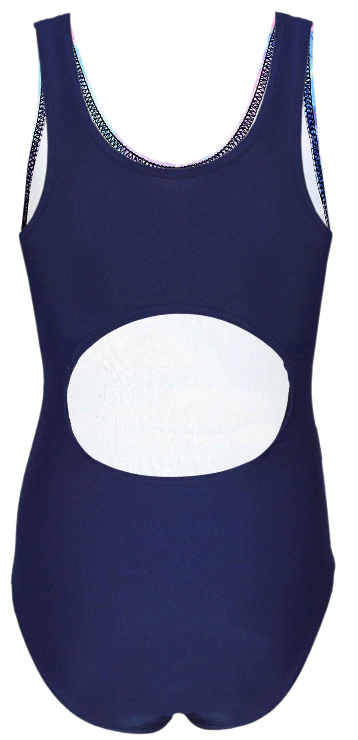 Aquarti Mädchen Sport Schwimmanzug mit Ringerrücken Print Aquarti Mädchen Sport Schwimmanzug mit Ringerrücken Print