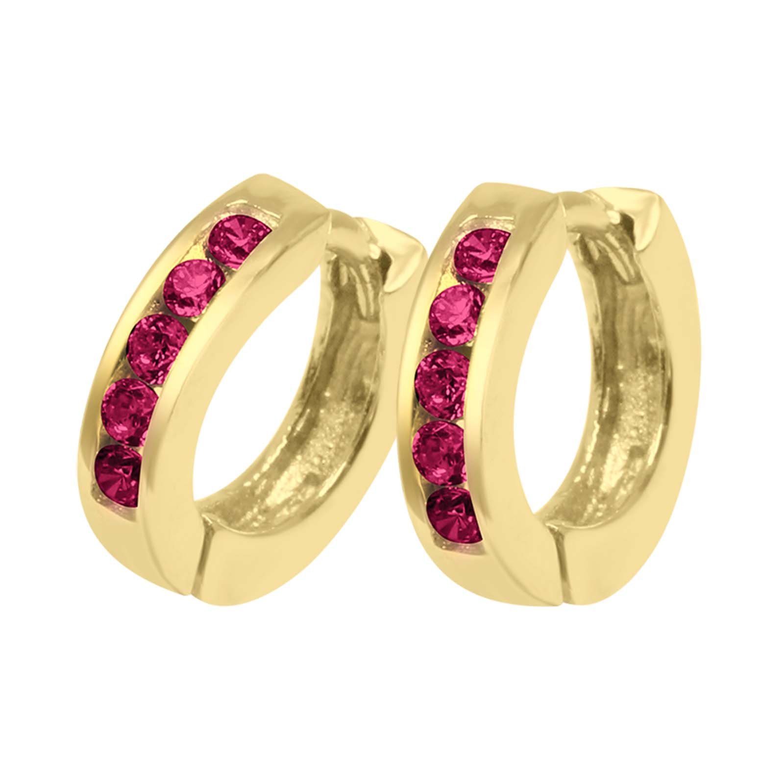 schmuck23 Klappcreolen Ohrringe Creolen 925 Silber Damen Kinder Mädchen