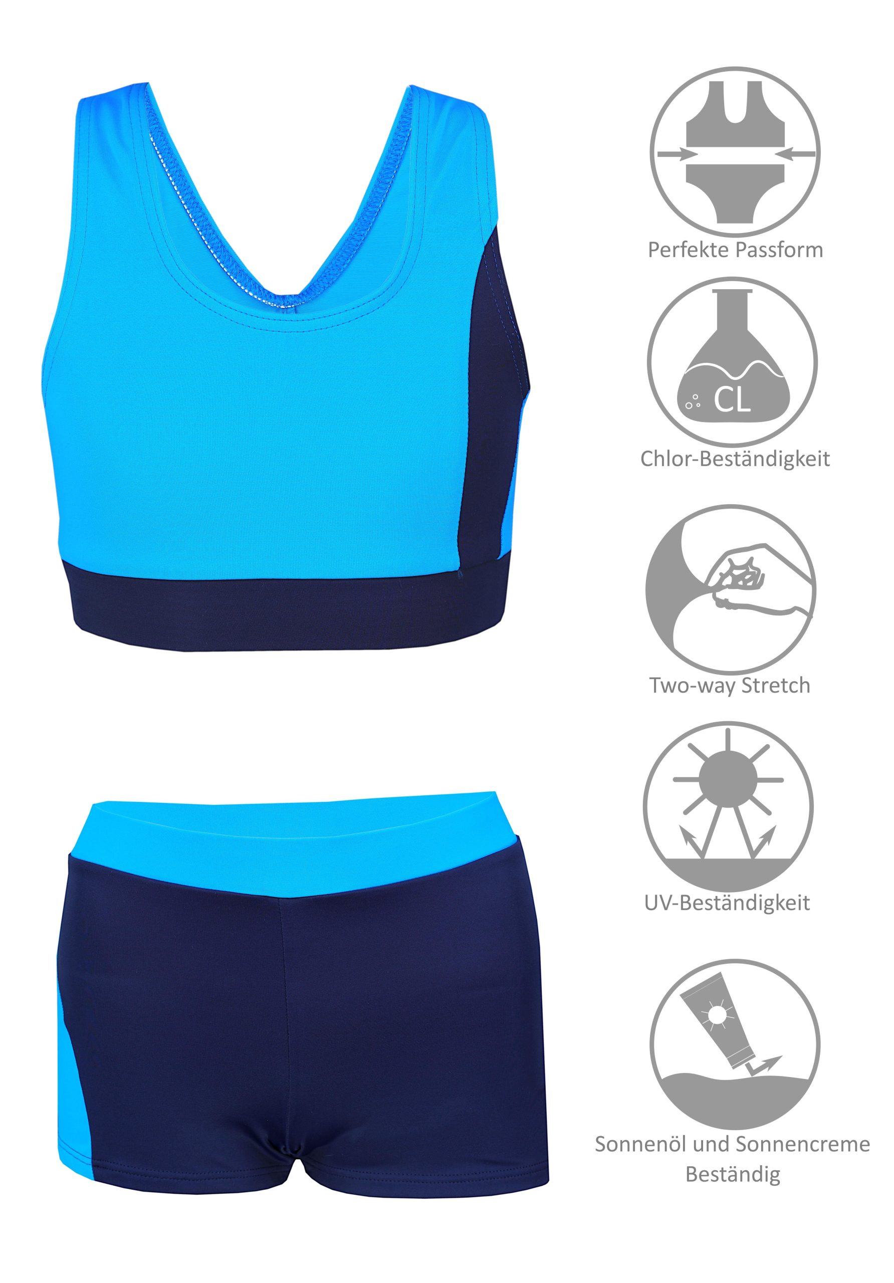 Aquarti Girls' Sports Bikini - Racerback Design & Performance Aquarti Girls' Sports Bikini - Racerback Design & Performance