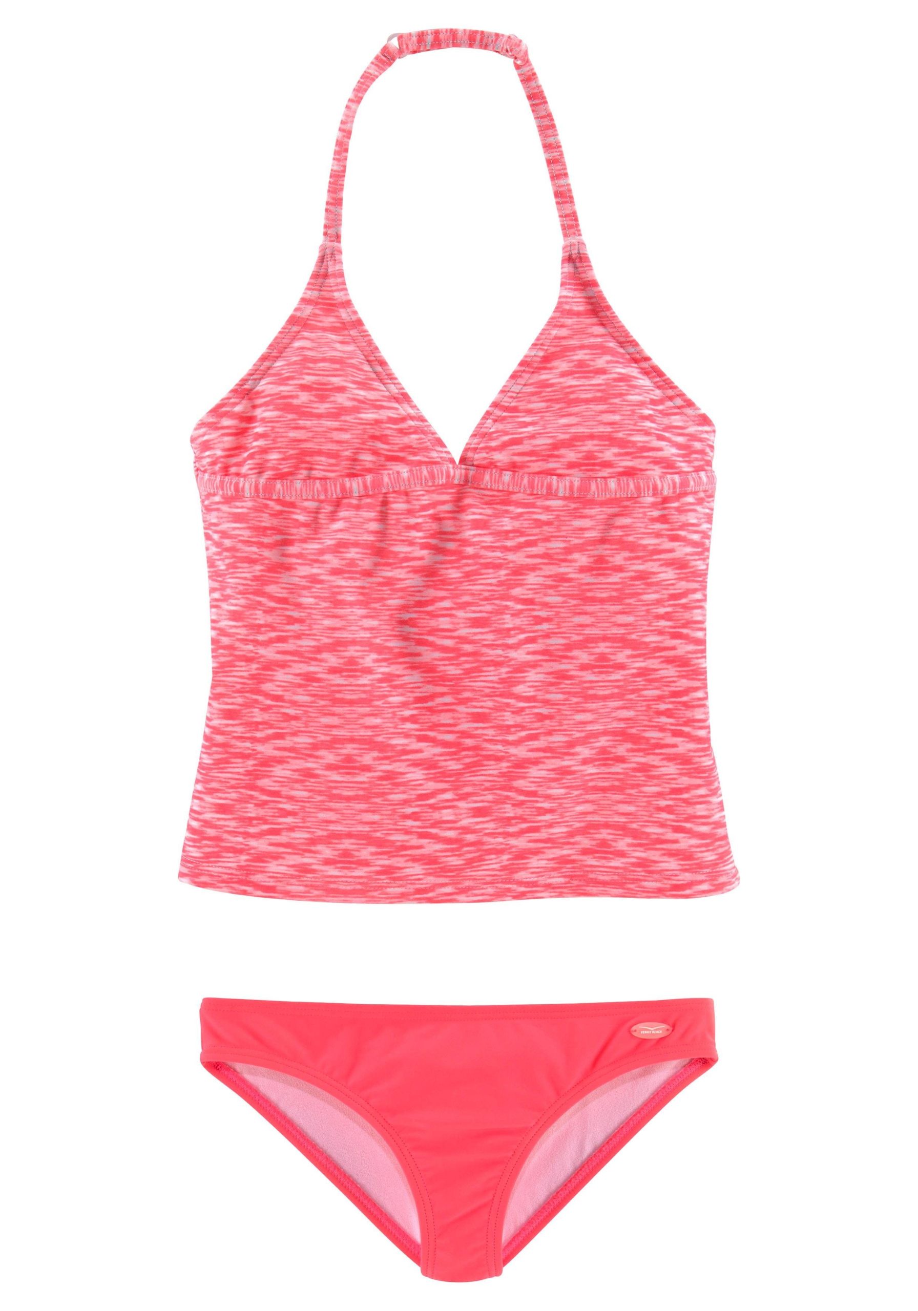 Venice Beach Tankini – Verstellbare Träger, Unifarbene Hose