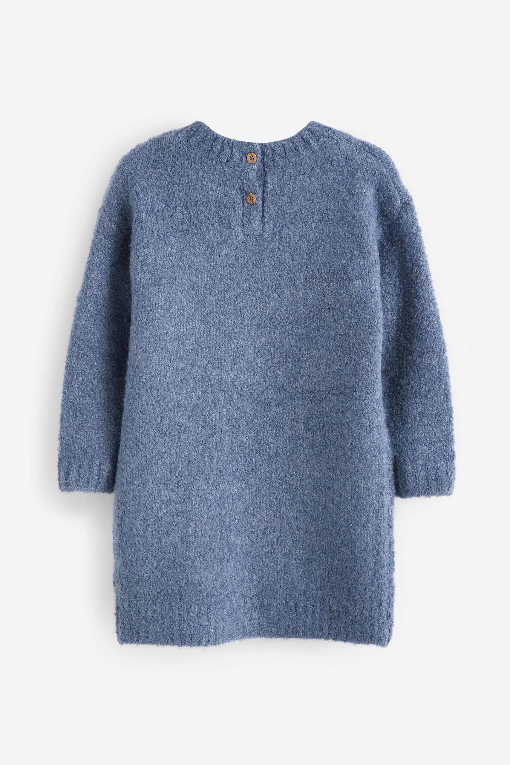 Next Bouclé Pullover Dress | Cozy Knit Dress - Rainbow/Pink & Natural