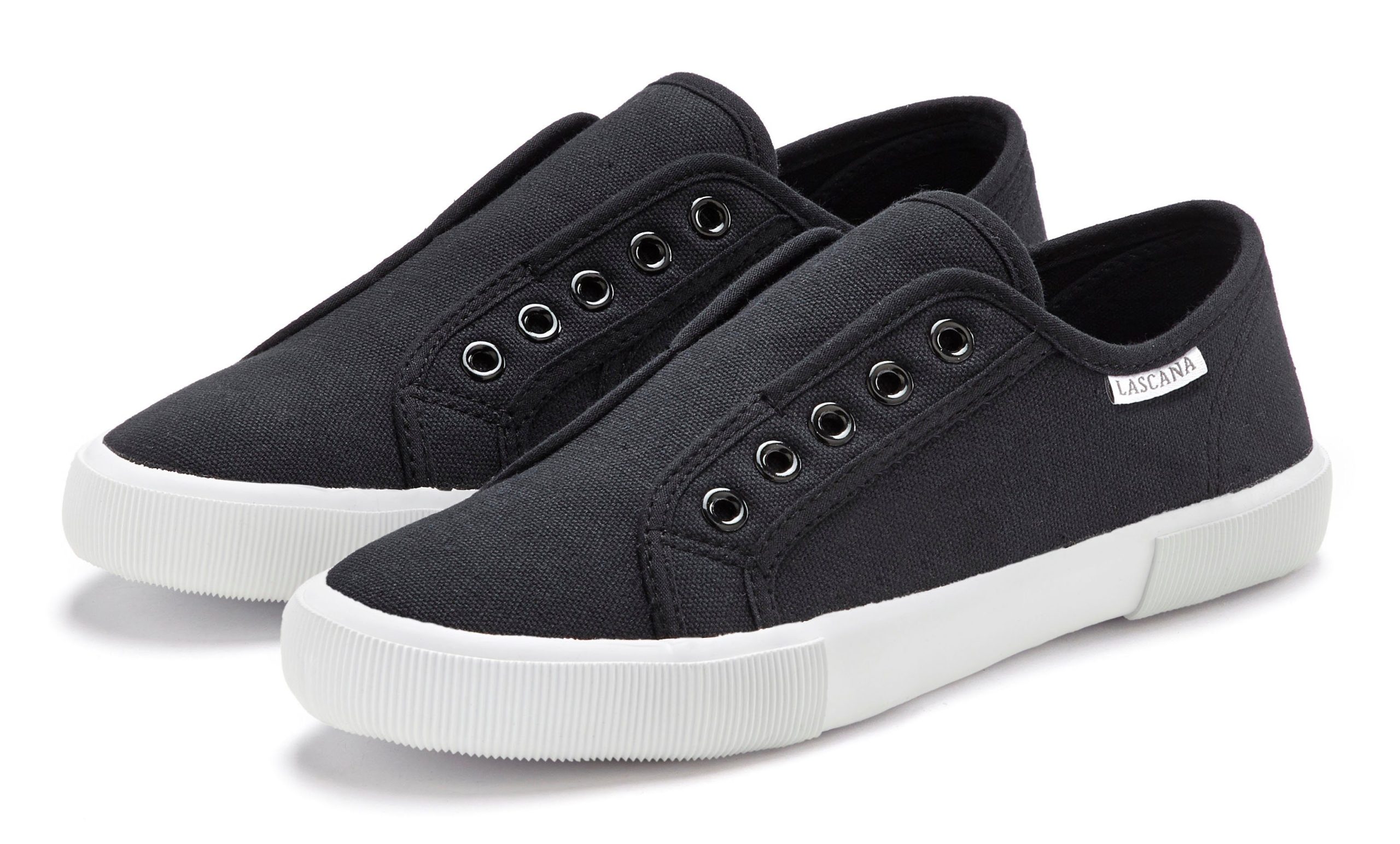 Lascana Vegan Slip-On Sneakers - Comfortable & Stylish Casual Shoes