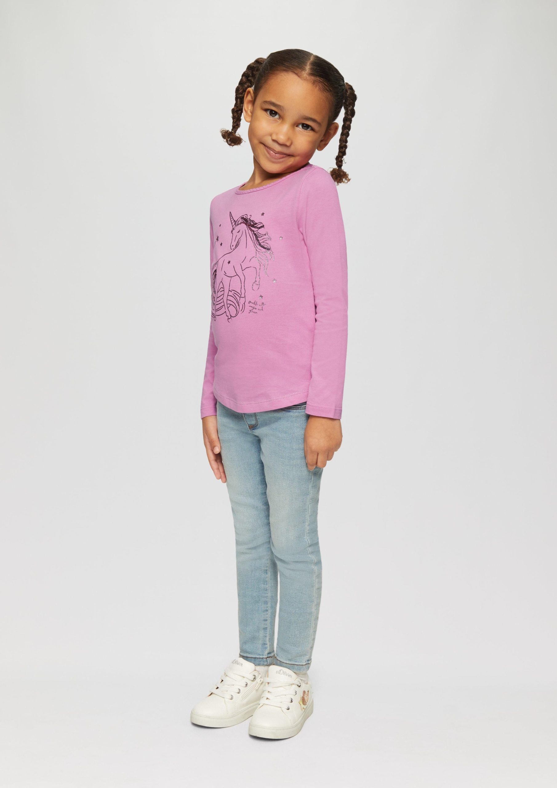 s.Oliver RED LABEL Long-Sleeve Shirt - Glitter & Sparkle for Kids