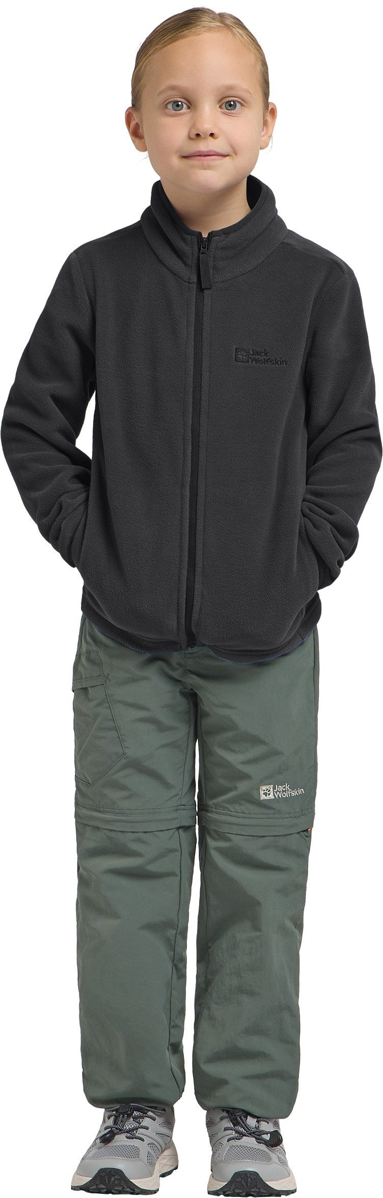 Jack Wolfskin Taunus Jacket K: Kids' Recycled Fleece - Adventure Ready Jack Wolfskin Taunus Jacket K: Kids' Recycled Fleece - Adventure Ready