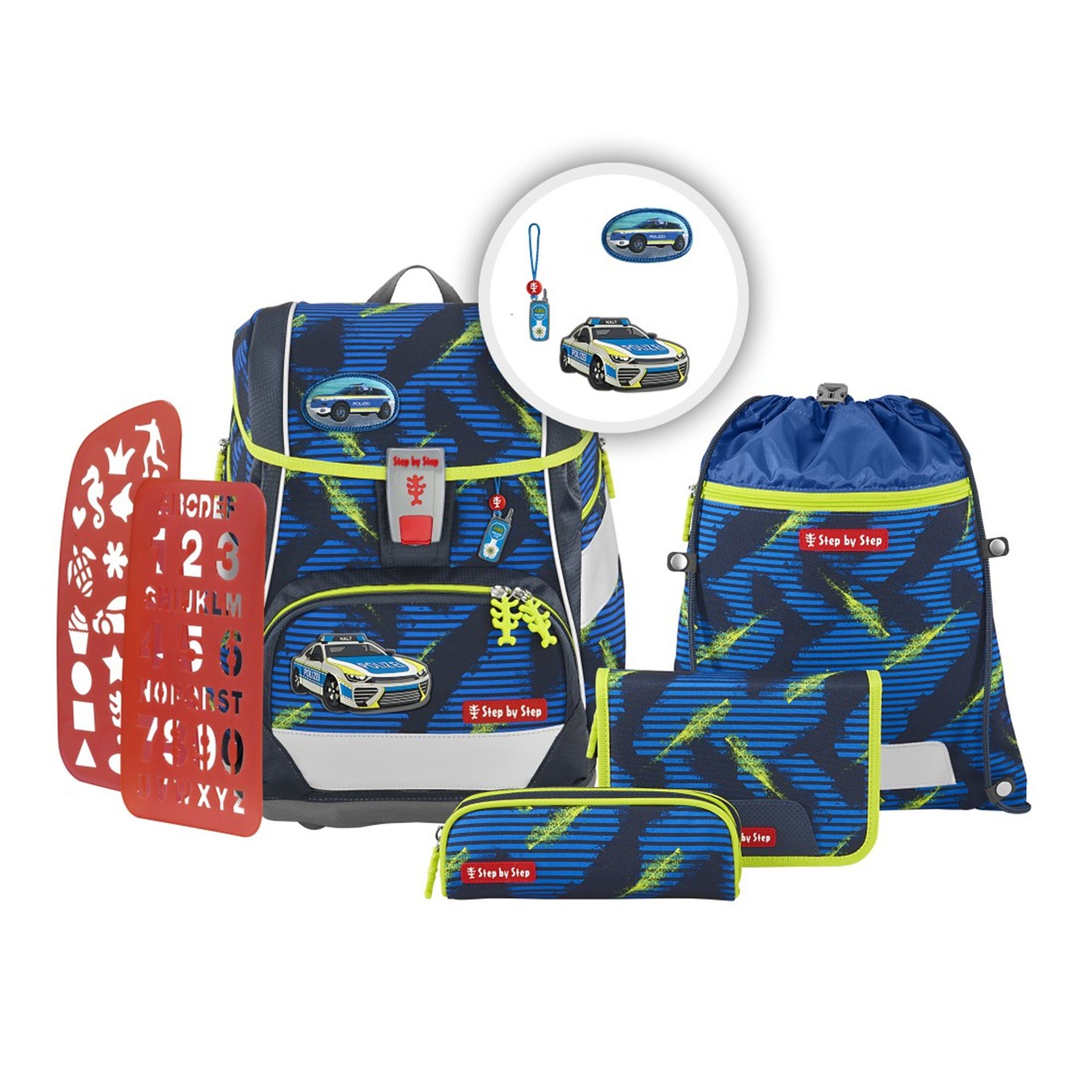 Step by Step Schulranzen 2IN1 PLUS, 6-teilig (5-tlg)