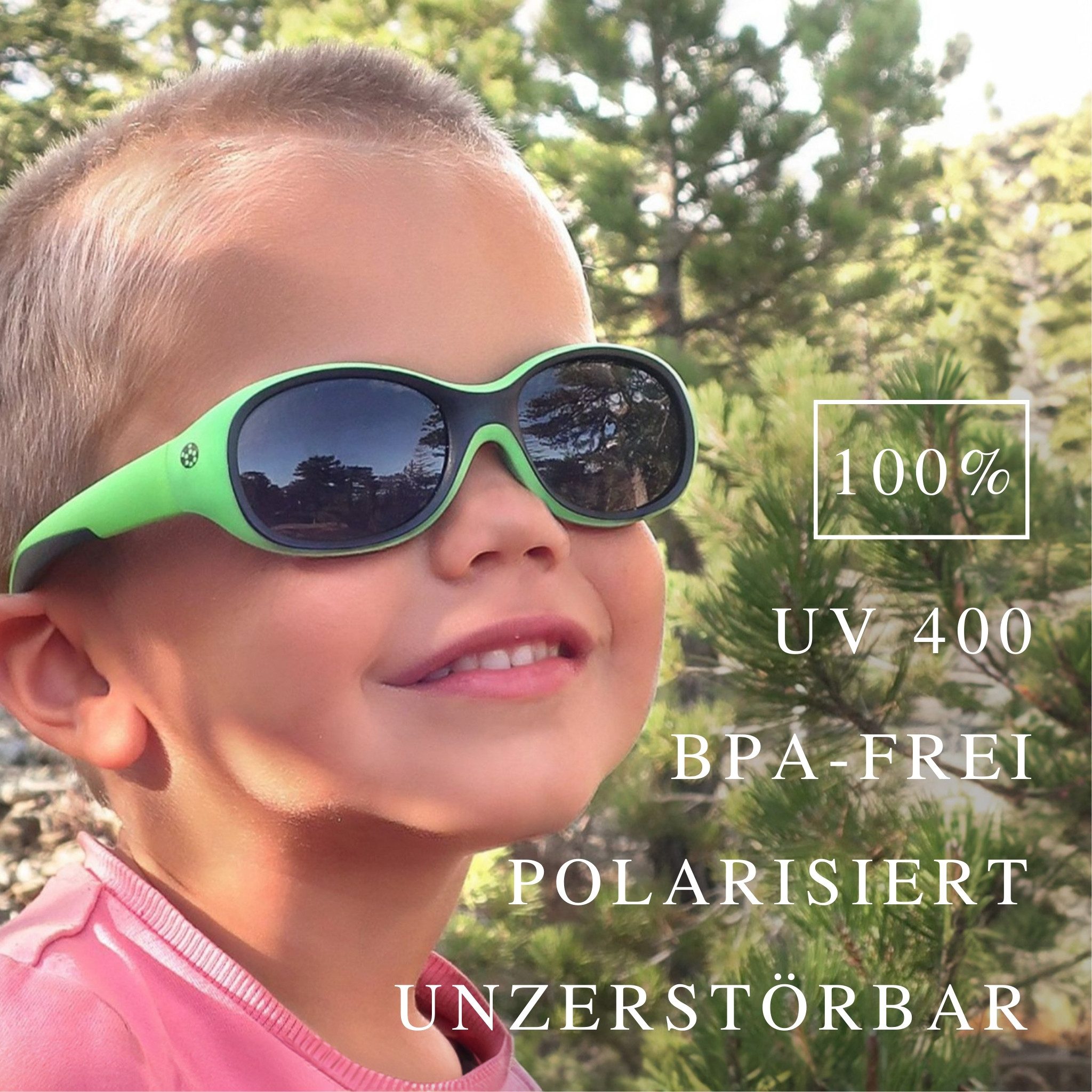 ActiveSol Kids @school sports Polarisierten Kinder-Sonnenbrile petrol/türkis