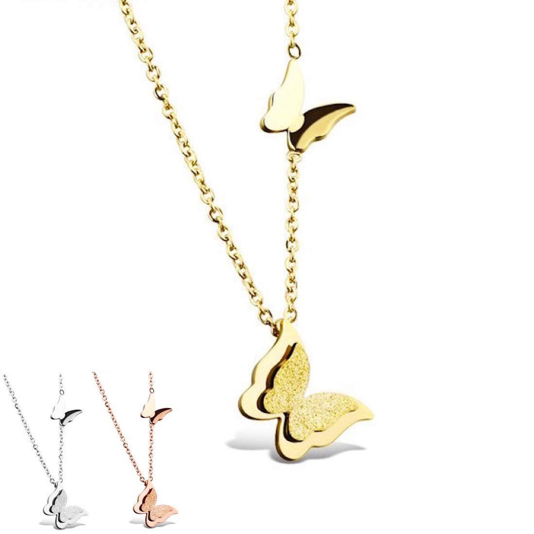 Kim Johanson 'Half Moon' Necklace - Stainless Steel Couple's Charm