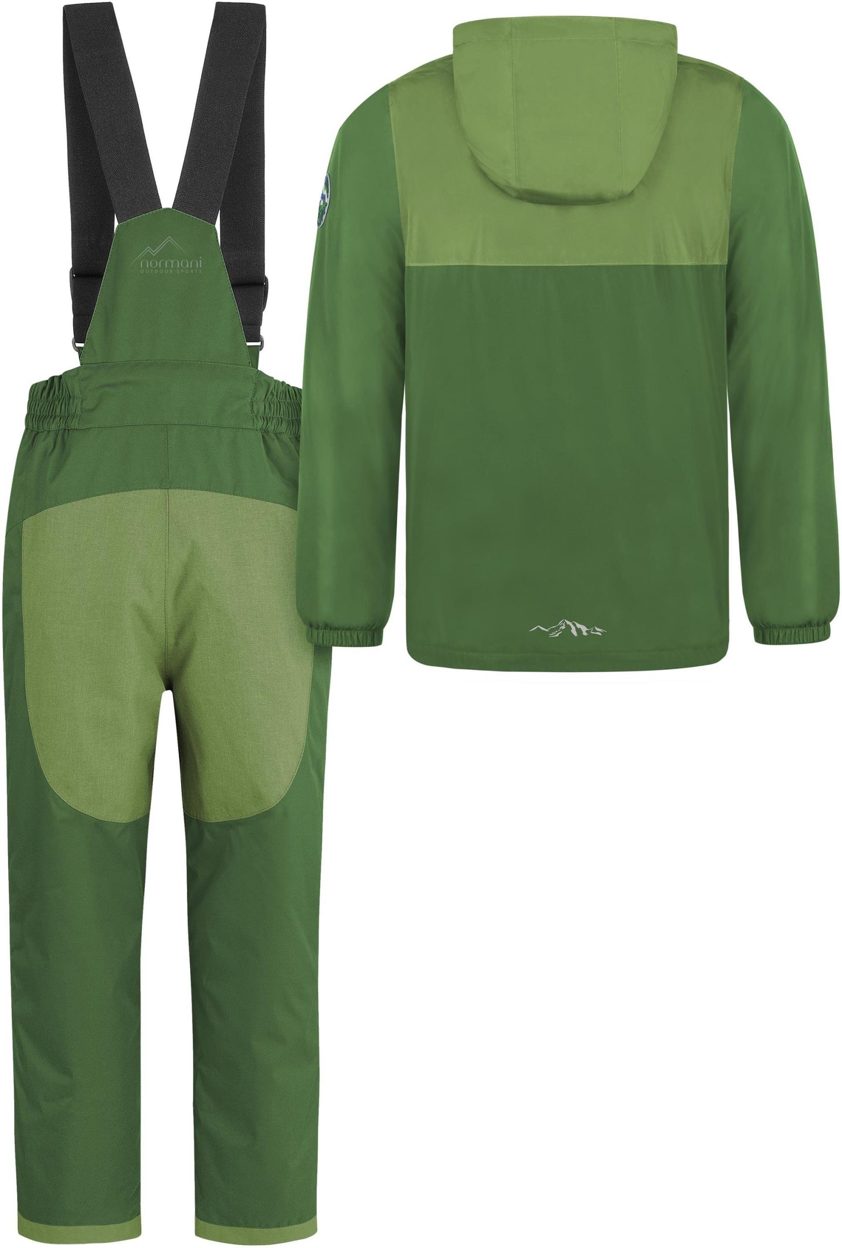 normani Kinder Winterset - Wasserdichte Ski Winterhose mit Brachens und Winterjacke Schneeanzug Ski Set