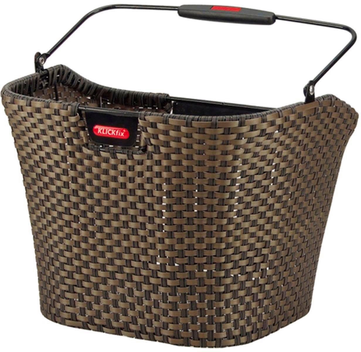 KlickFix Structura Front Bike Basket - Woven Design
