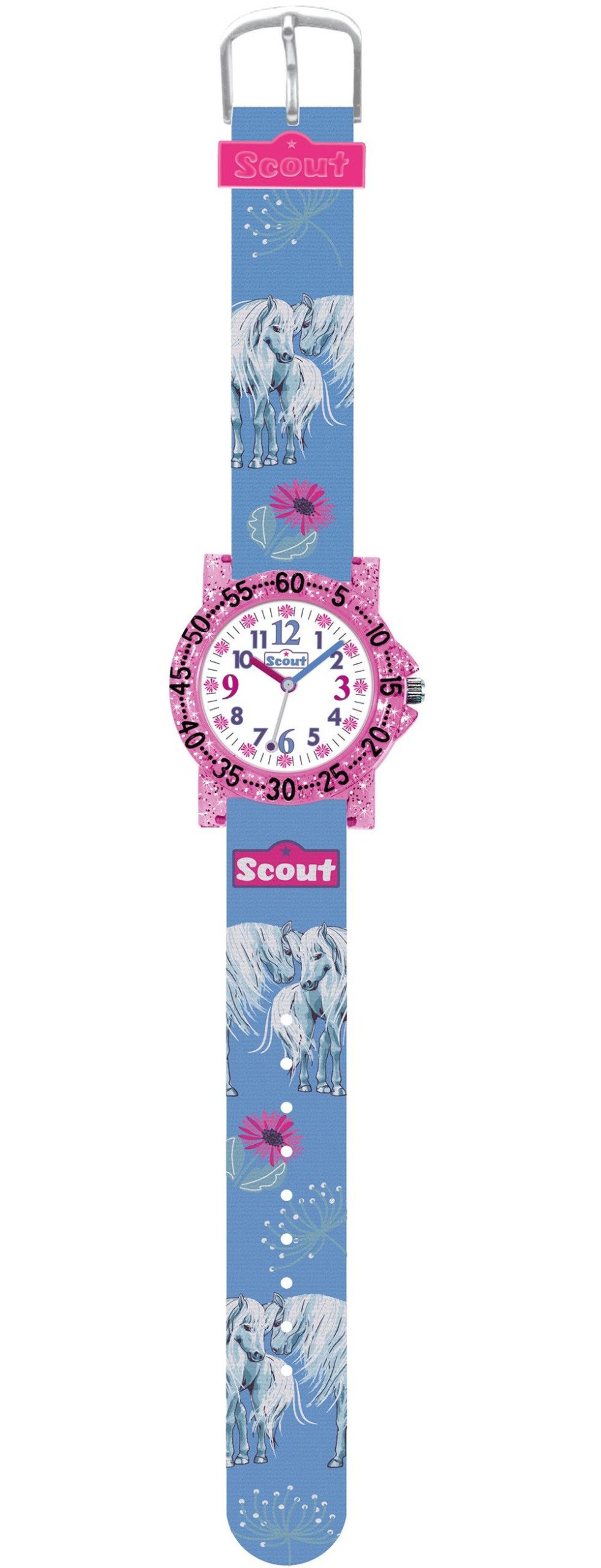 Scout Pferdeuhr – Mädchenarmbanduhr, "Lucky Horse" Design, 280378065