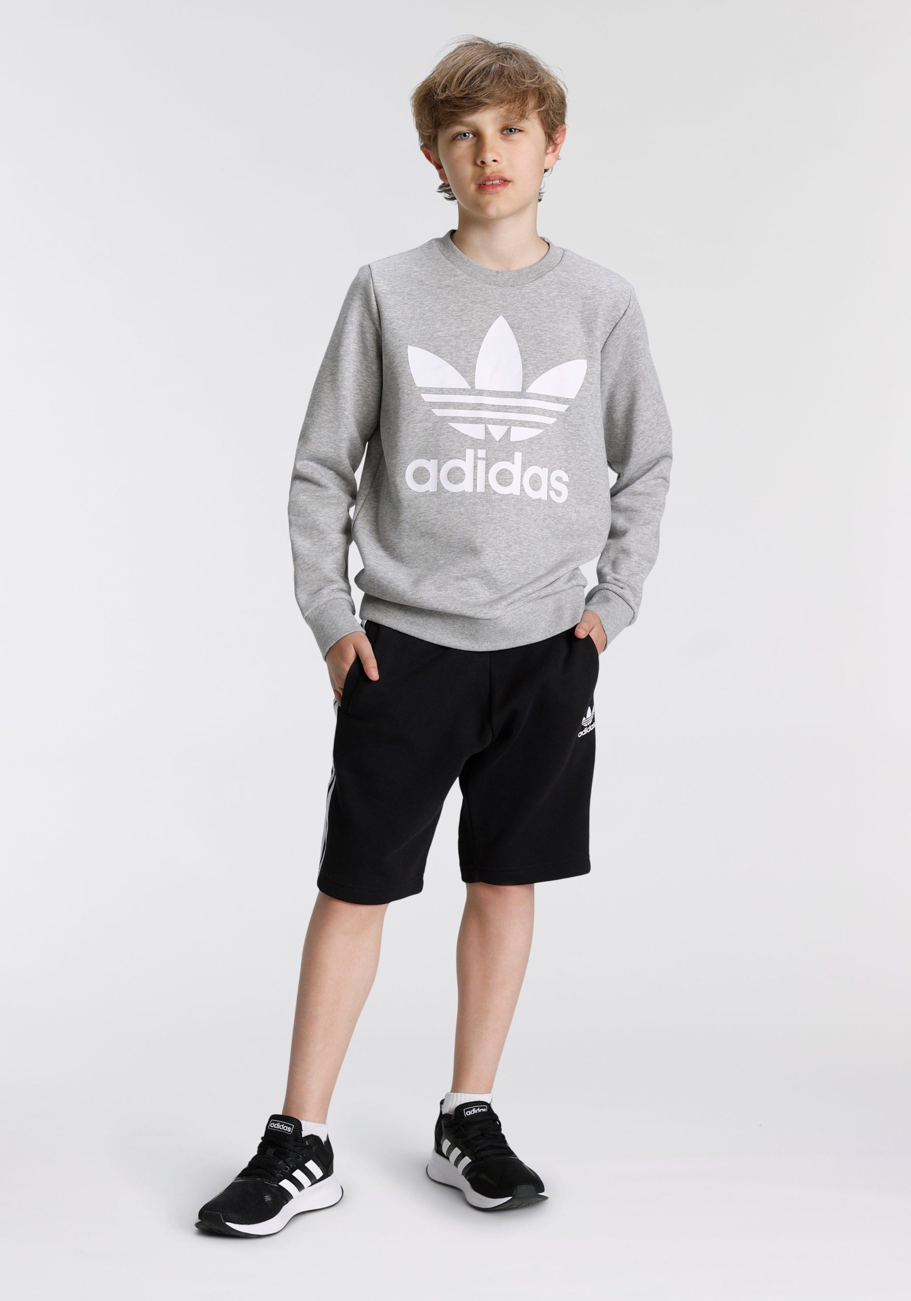 adidas Originals Trefoil Crew Sweatshirt - Kids | Classic Style