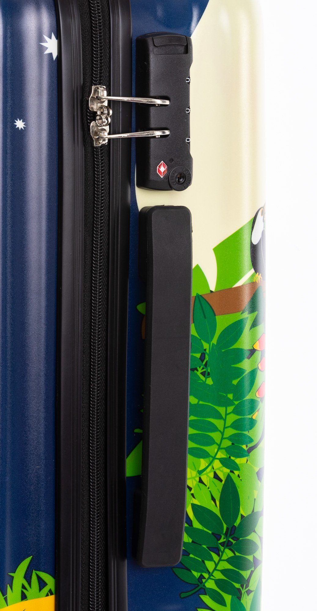 Travelhouse Kinderkoffer Happy Children - Bordkoffer Kabinenkoffer 41L - L