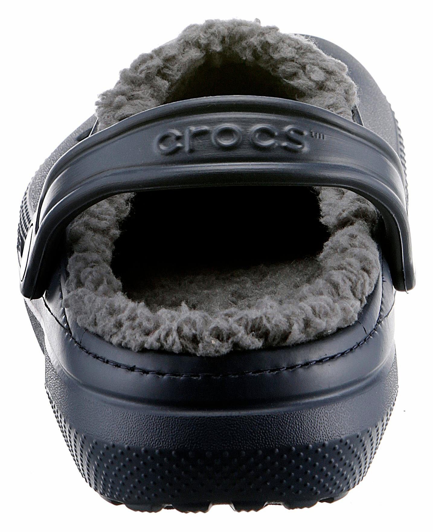 Crocs Classic Lined Clog Hausschuh, Garten Schuh, Schlappen, Clog, mit kuscheligem Fellimitat