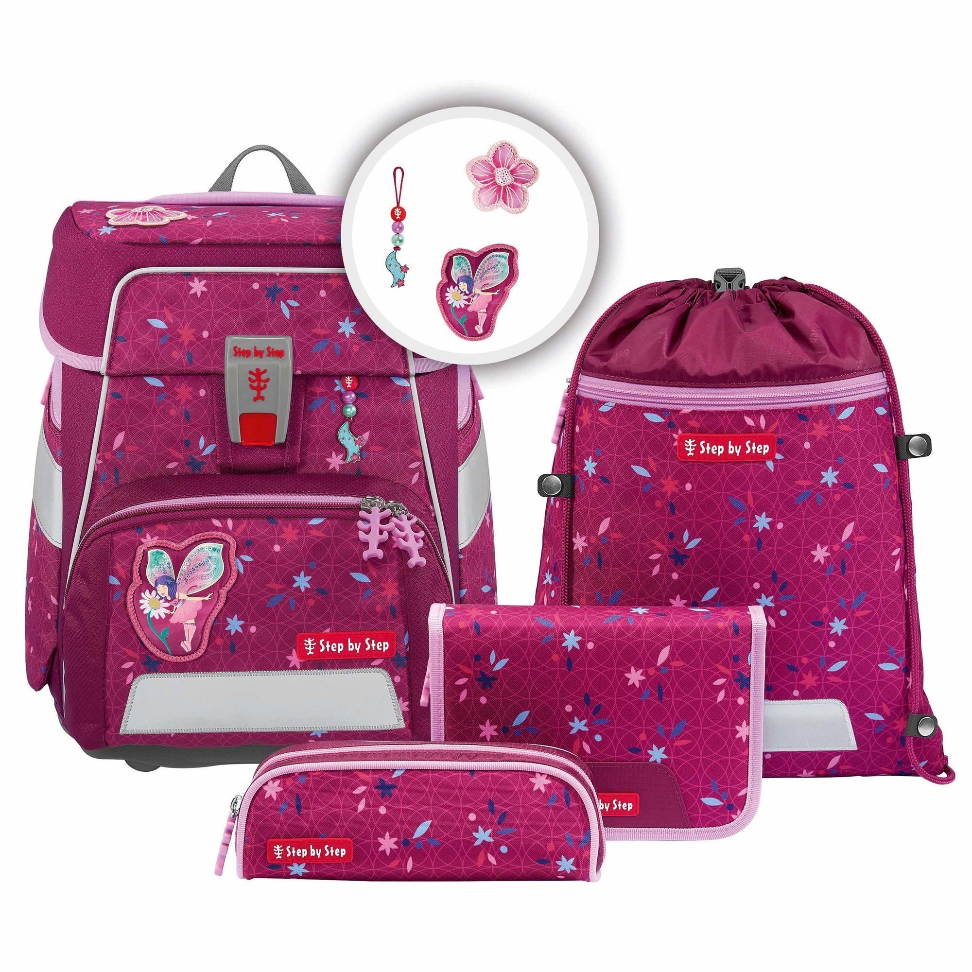 Step by Step Space School Bag Set (5-Piece) - Grows with Your Child!