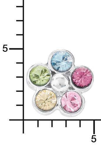 Swarovski Crystal Flower Stud Earrings for Children | Amore Design