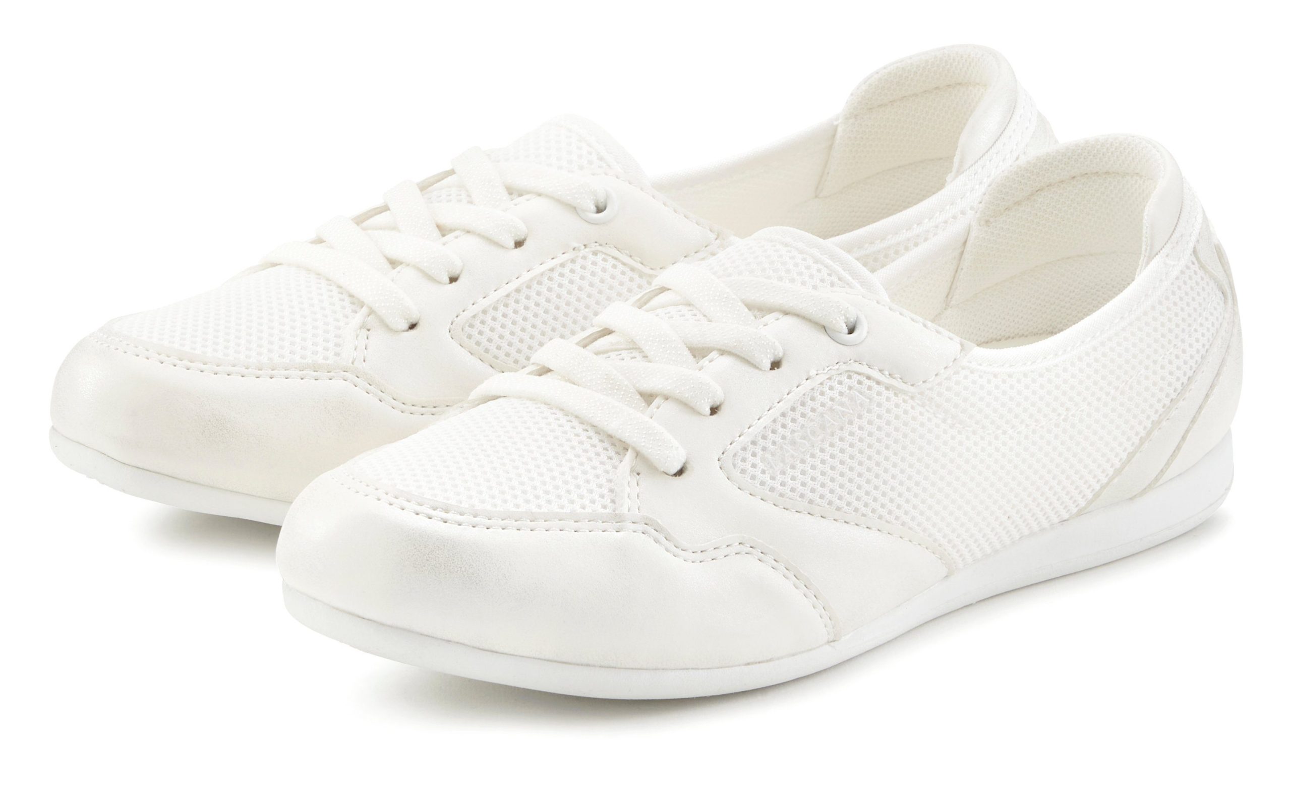 LASCANA Sneaker: Freizeitschuh, Halbschuh in modischer Mesh-Optik VEGAN